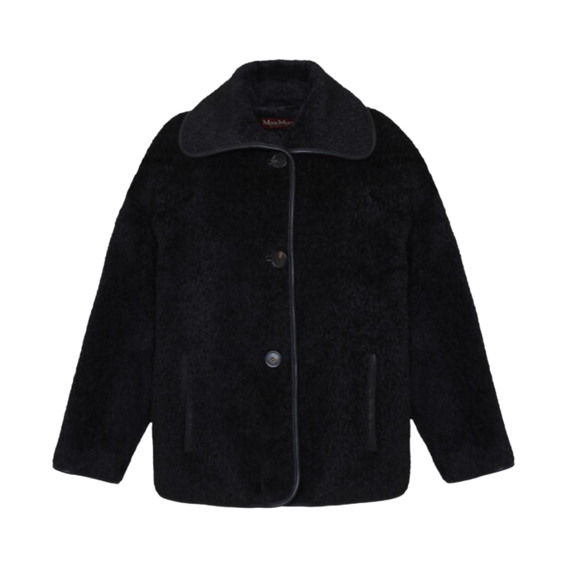 VADET-013 (W) Max Mara Studio Vadet Single-Breasted Jacket Black