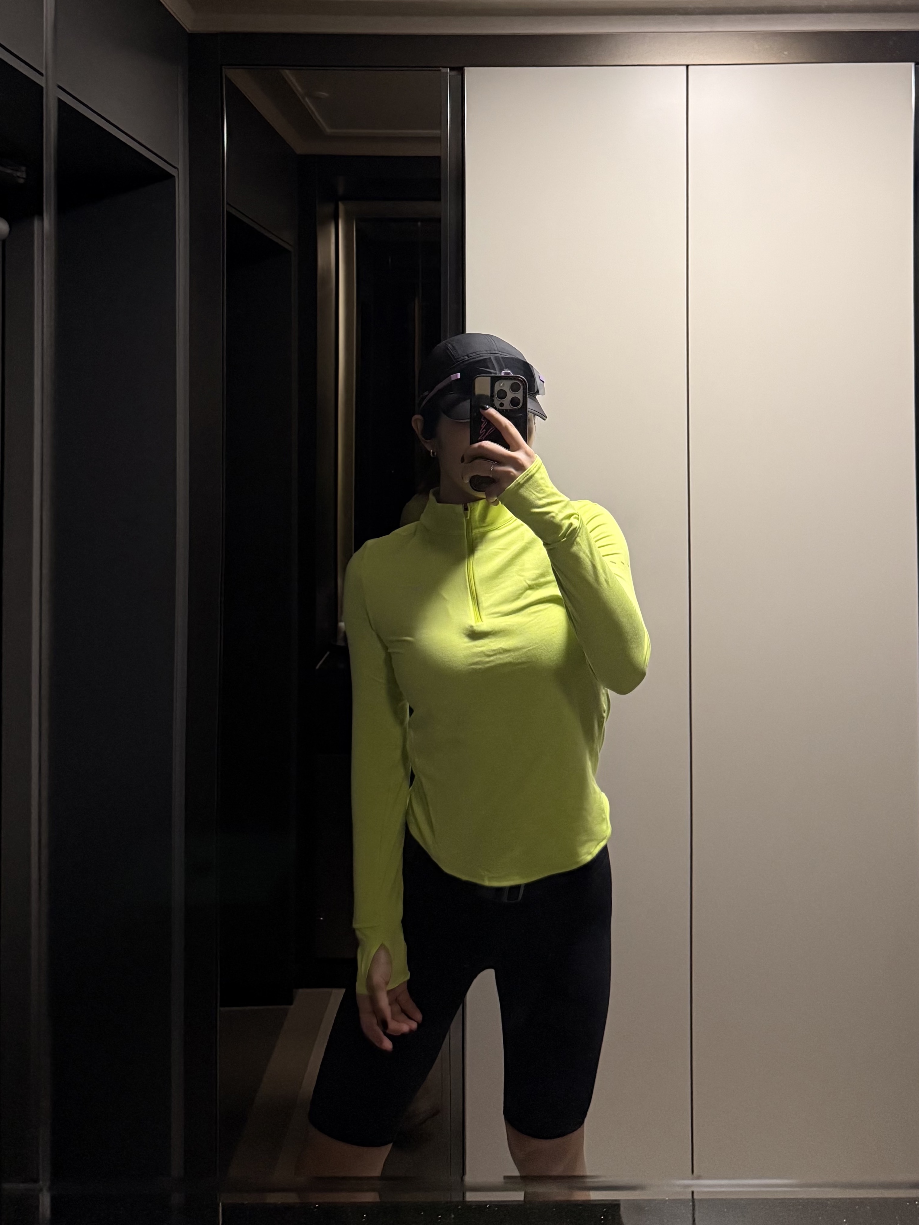 (W) Nike Swift Dri-Fit UV Quarter Zip Running Top Cyber Heather - Asia, (W) Nike Air Zoom Alphafly Next% 3 Hyper Pink 착용 스타일 - 1