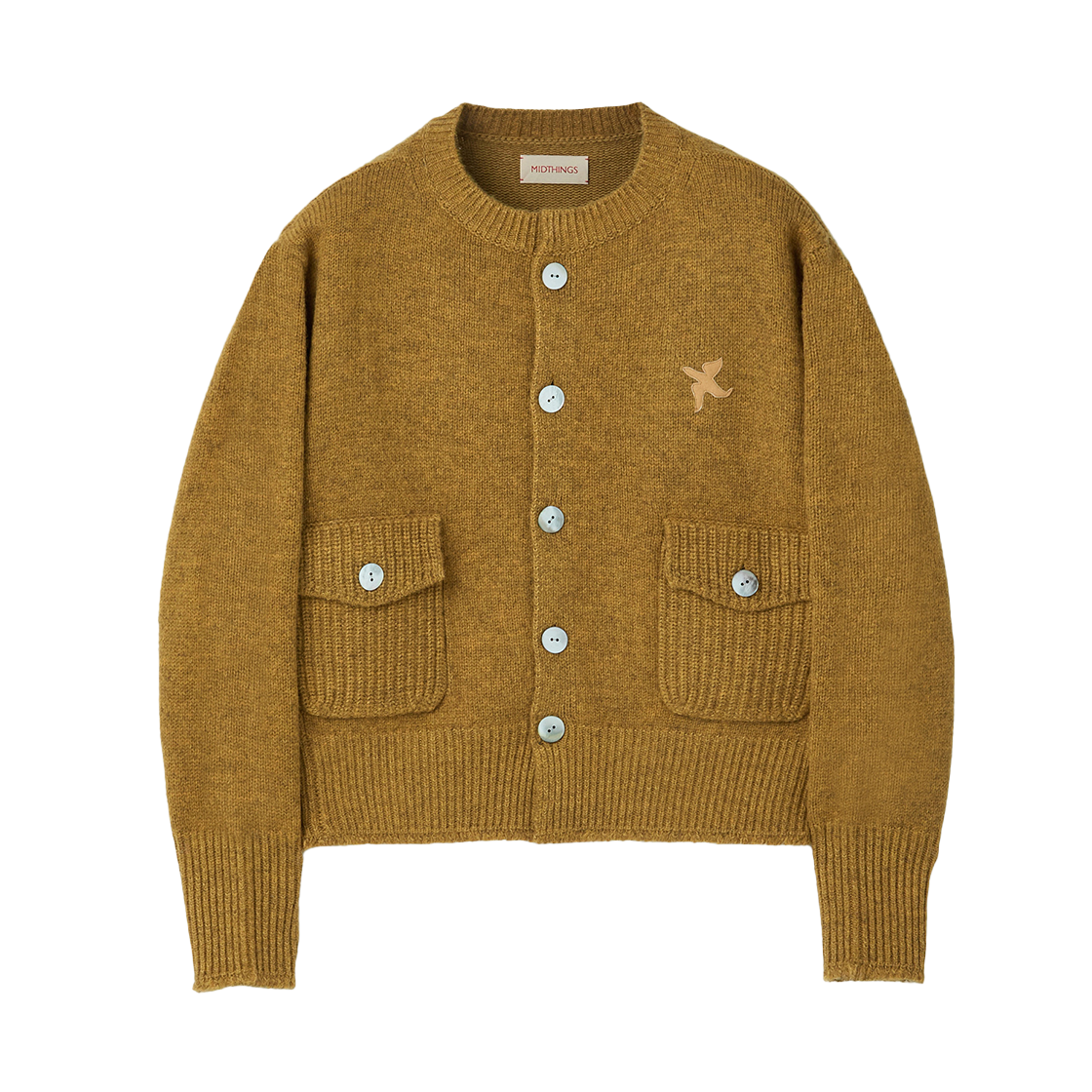 SVWAW25751ORX Series Midthings Bird Patch Cardigan Orange