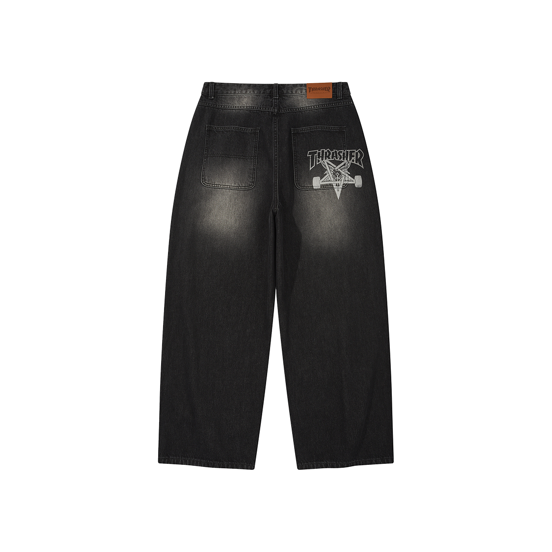 트레셔 스케이트고트 벌룬팬츠 블랙(THRASHER Skategoat Balloon Pants Black)