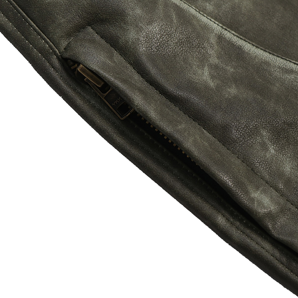 에러앤와이씨 패이즈쉬프트 디테쳐블 레더 팬츠 밀리터리그린(ERRORNYC Phase-Shift Detachable Leather Pants Military Green) - 4