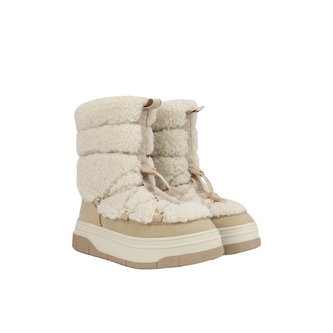 PJR-B01376-CHK PAJAR Janie 2.0 Shearling Boots High Chalk