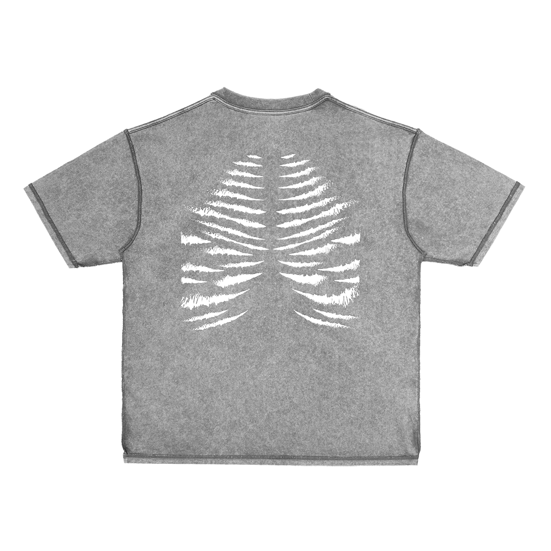 ER-INUIT-TS-003 ERROR NYC Imprint Frost T shirts Light Grey