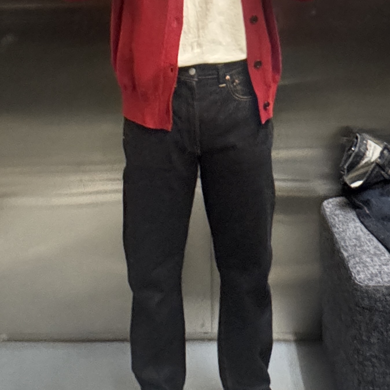 Fullcount 1101XX-14 Straight Denim Heavy oz Non Wash Indigo Blue 착용 스타일 - 2