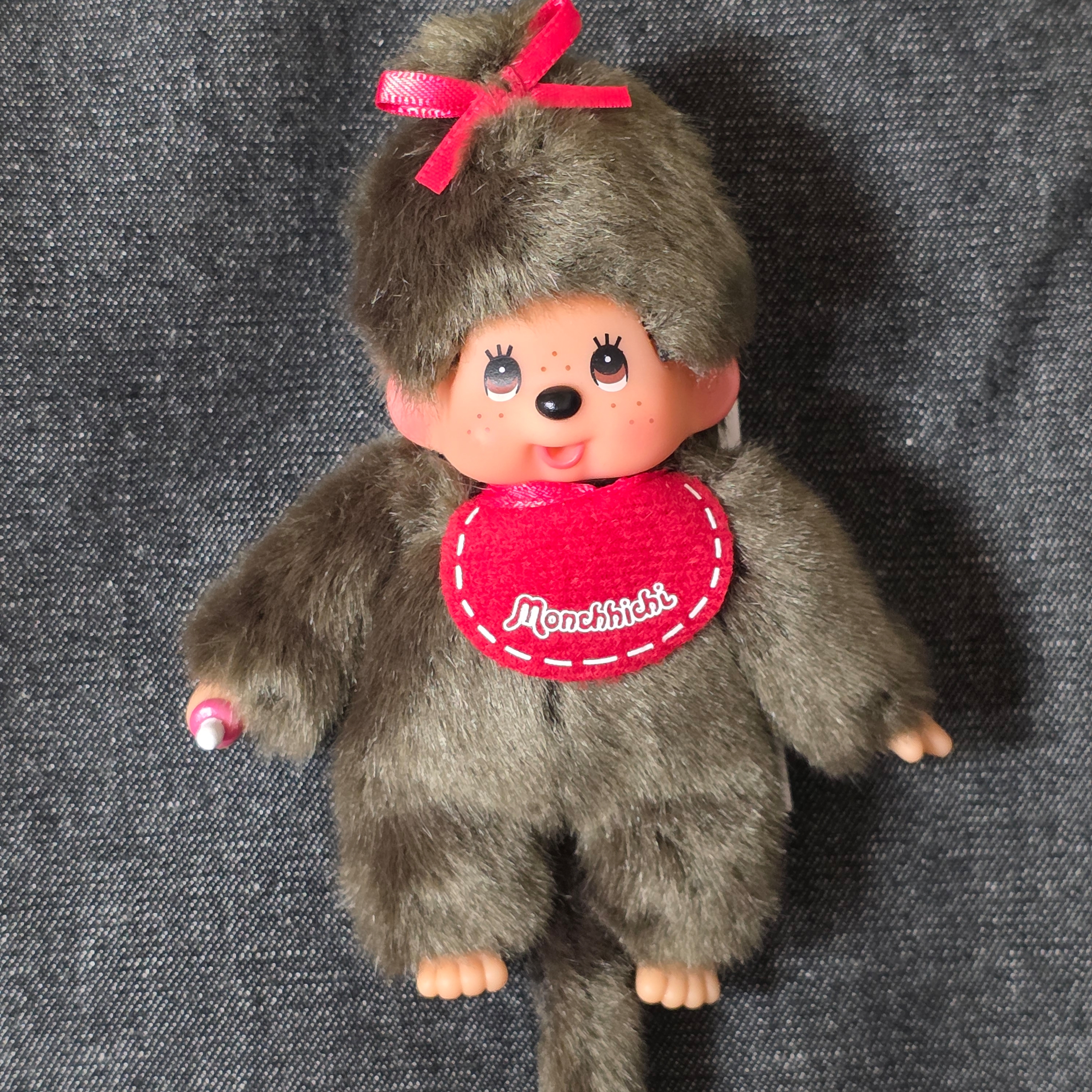 Monchhichi Keychain Mini Girl 착용 스타일