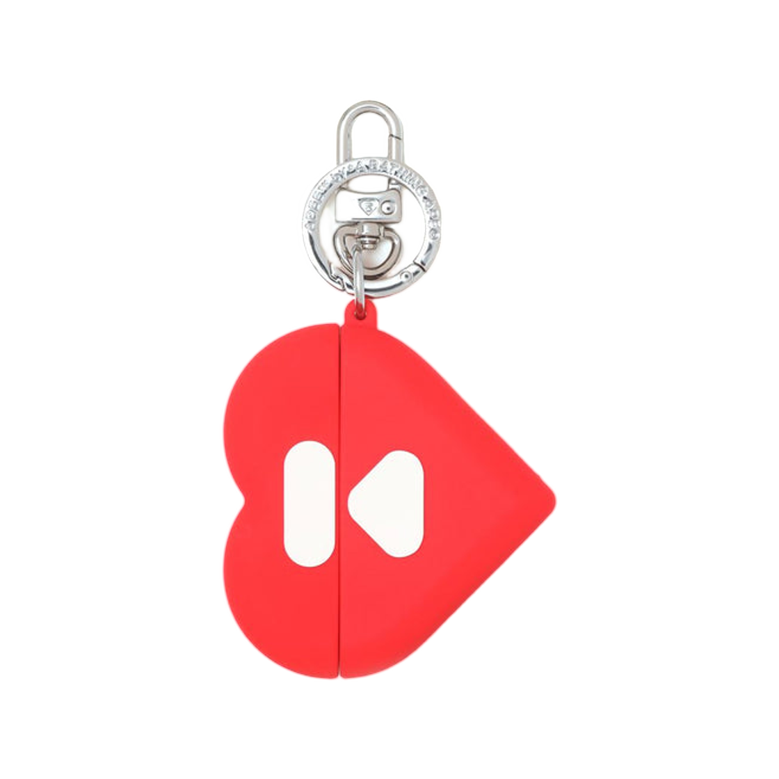 - BAPE Apee Heart Airpods Case Red