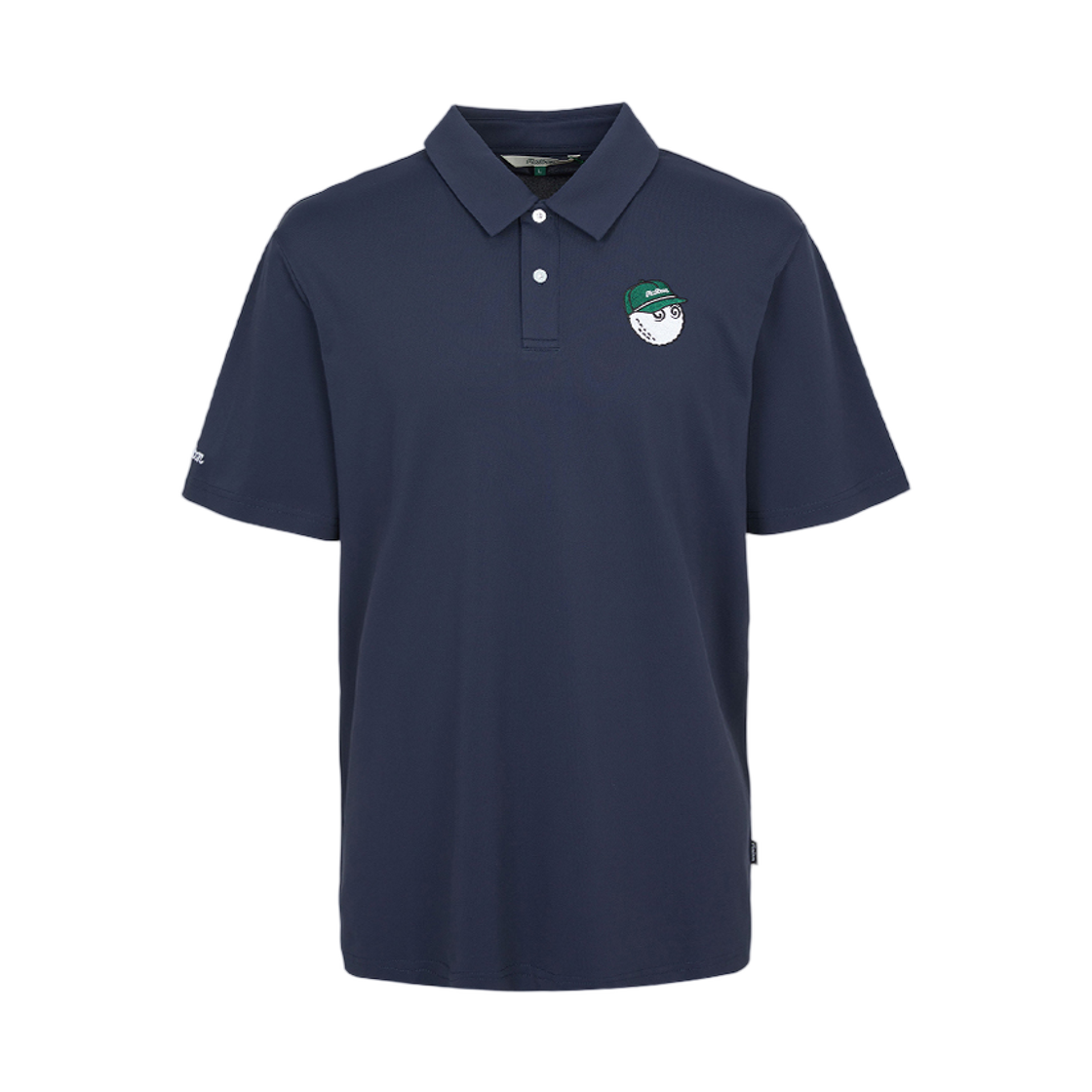 말본골프 숏슬리브 티셔츠 네이비(Malbon Golf Short Sleeve T-Shirt Navy)