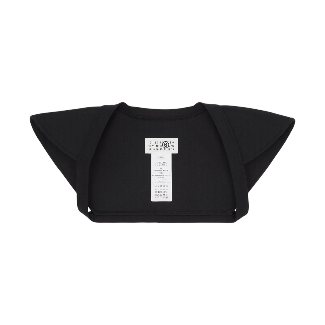 S62TH0048S20518900 MM6 Maison Margiela Lycra Jersey Bolero Black