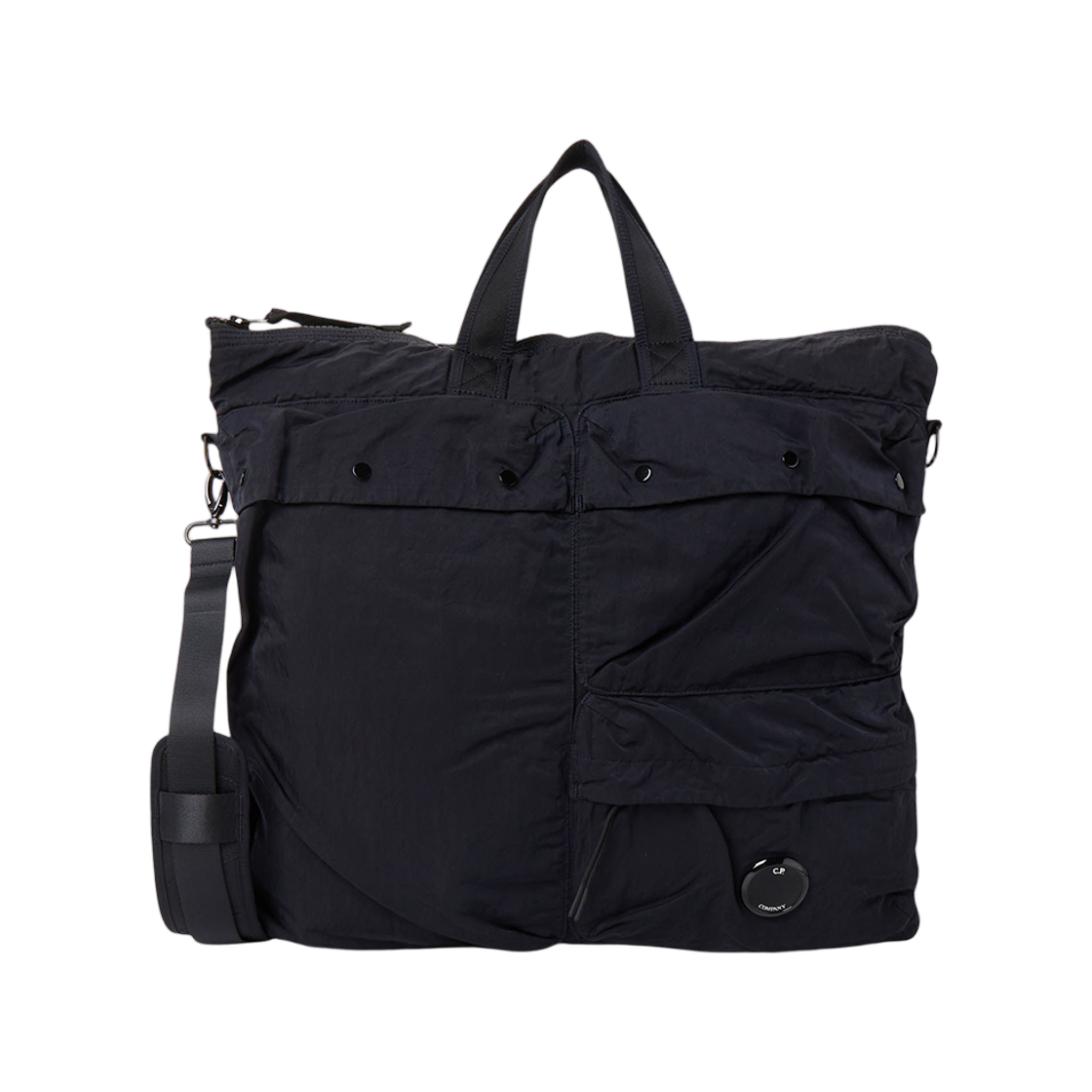 C.P. 컴퍼니 숄더백 네이비 - 25FW(C.P. Company Shoulder Bag Navy - 25FW)