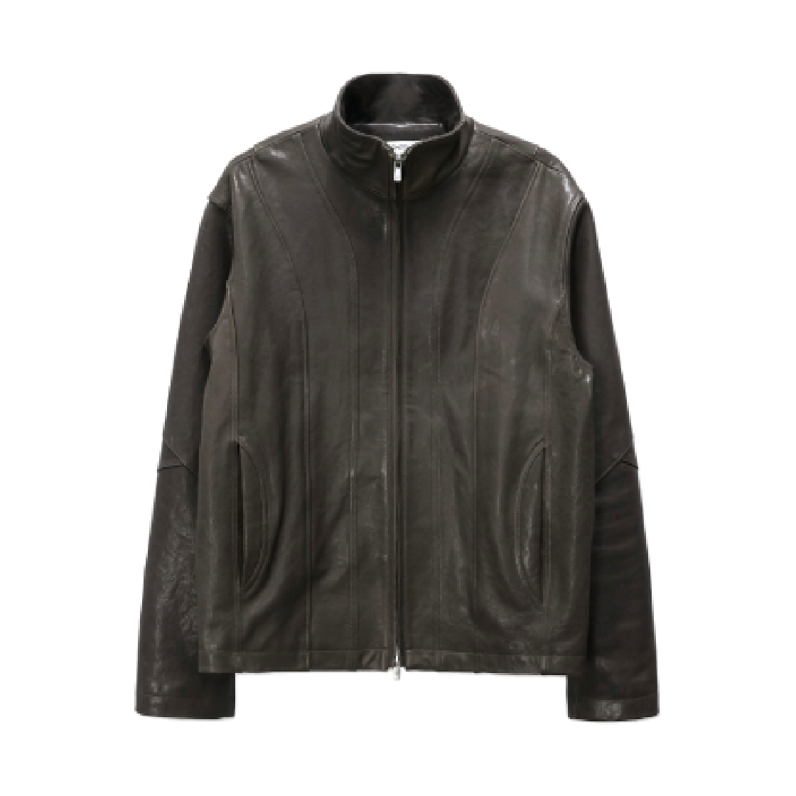 이그노타 코어:13 레더 자켓 딥 베이지