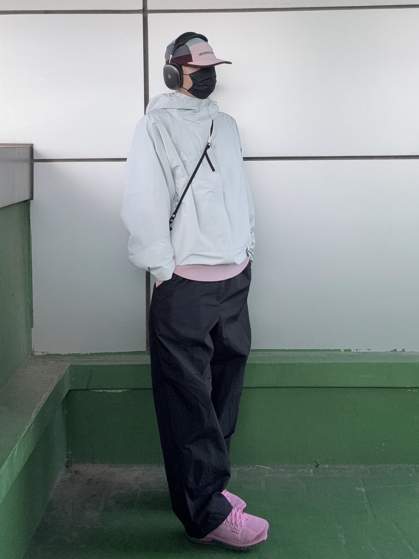 Nike x Stussy Air Max 2013 Psychic Pink, Carhartt WIP Vista Sweatshirt Glassy Pink 착용 스타일 - 3
