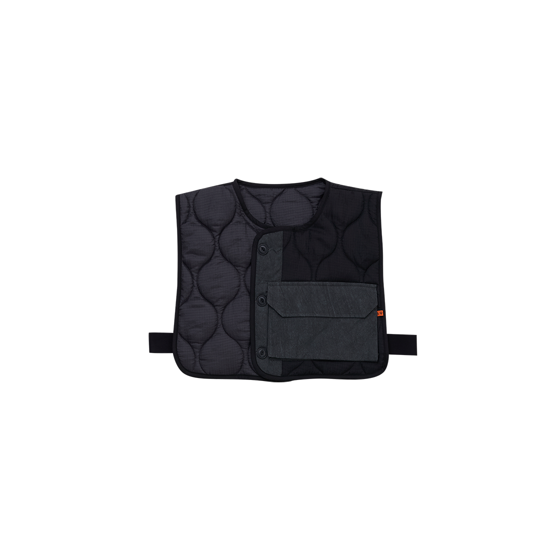 G73109_BK GORT Padding Short Vest Black