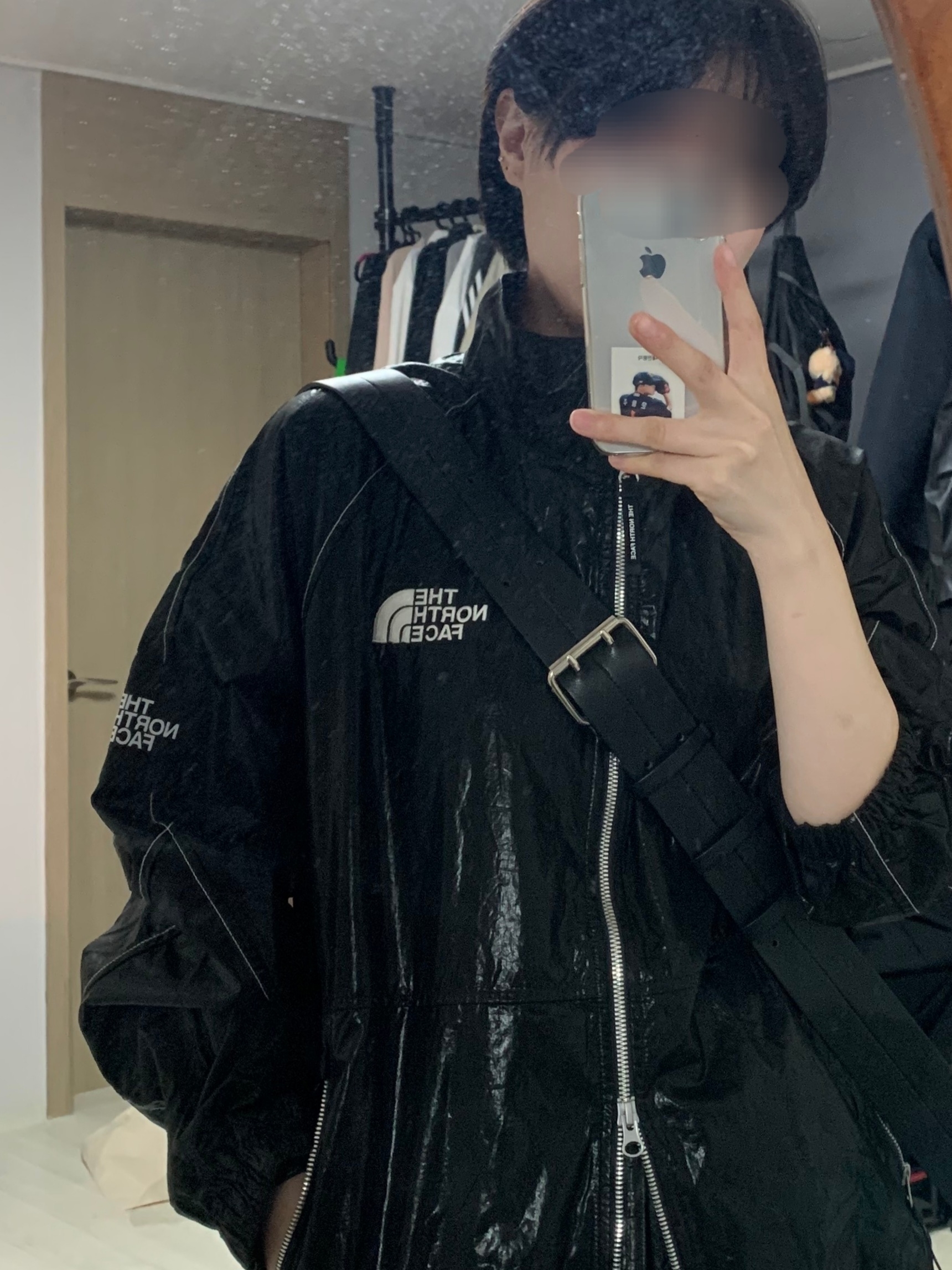 The North Face White Label Novelty Olema Jacket Black 착용 스타일