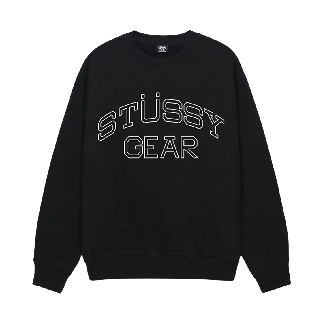 스투시 기어 크루 블랙