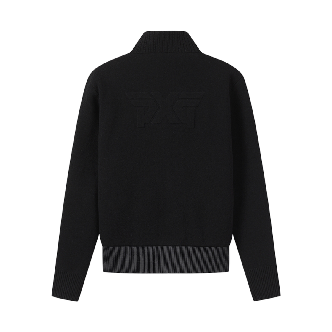 (W) 피엑스지 윈터 니트 하이브리드 하이 넥 다운 가디건 블랙((W) PXG Winter Knit Hybrid High Neck Down Cardigan Black) - 2