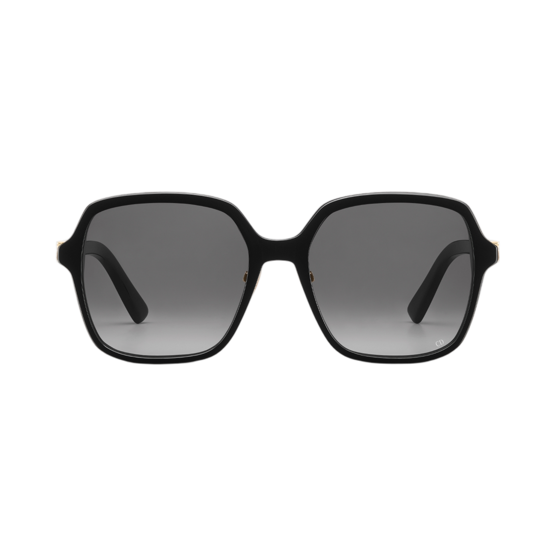 (W) 디올 디올트레저 S1F 선글라스 스퀘어 블랙((W) Dior Diortreasure S1F Sunglasses Square Black) - 1