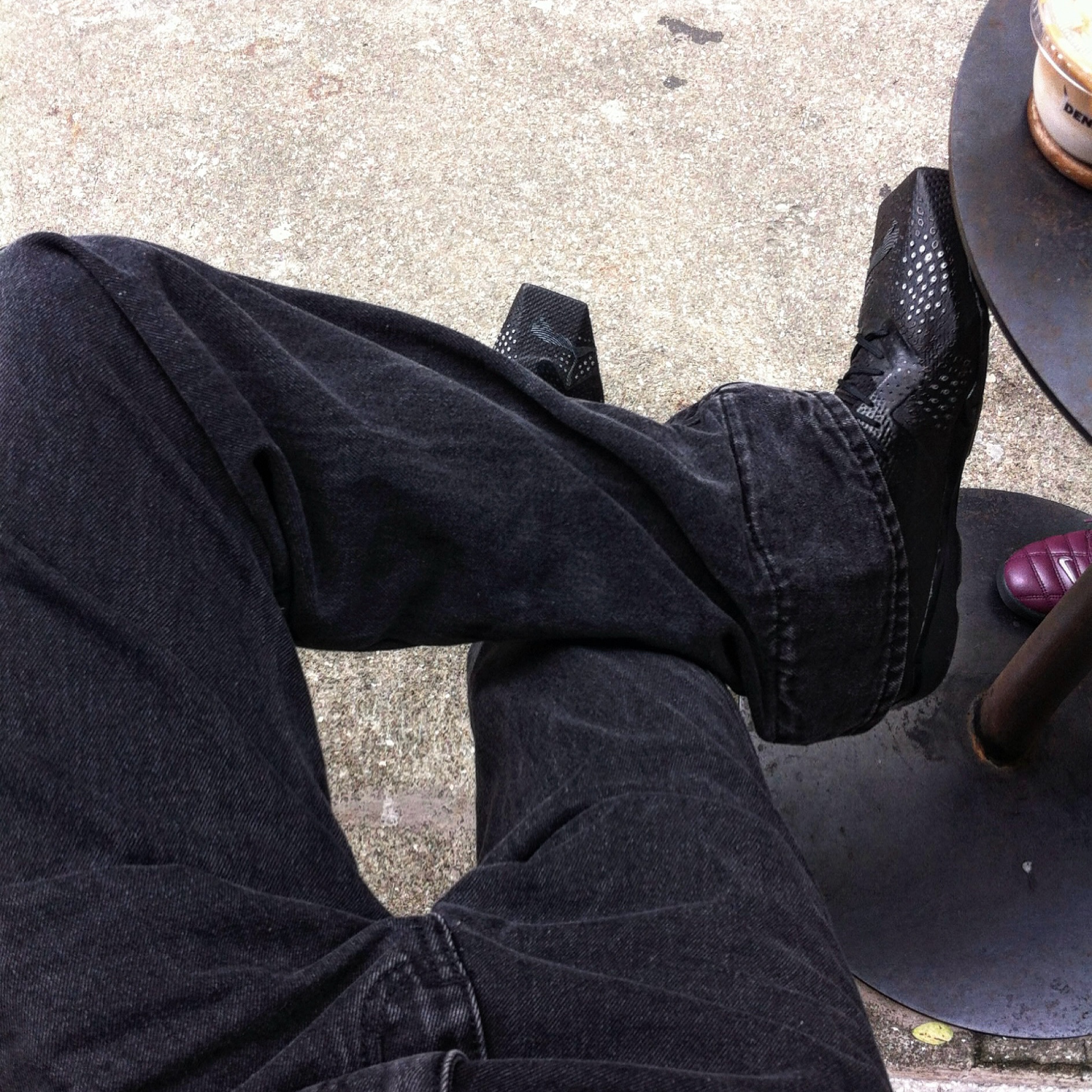 Puma x Coperni 90SQR Black 착용 스타일