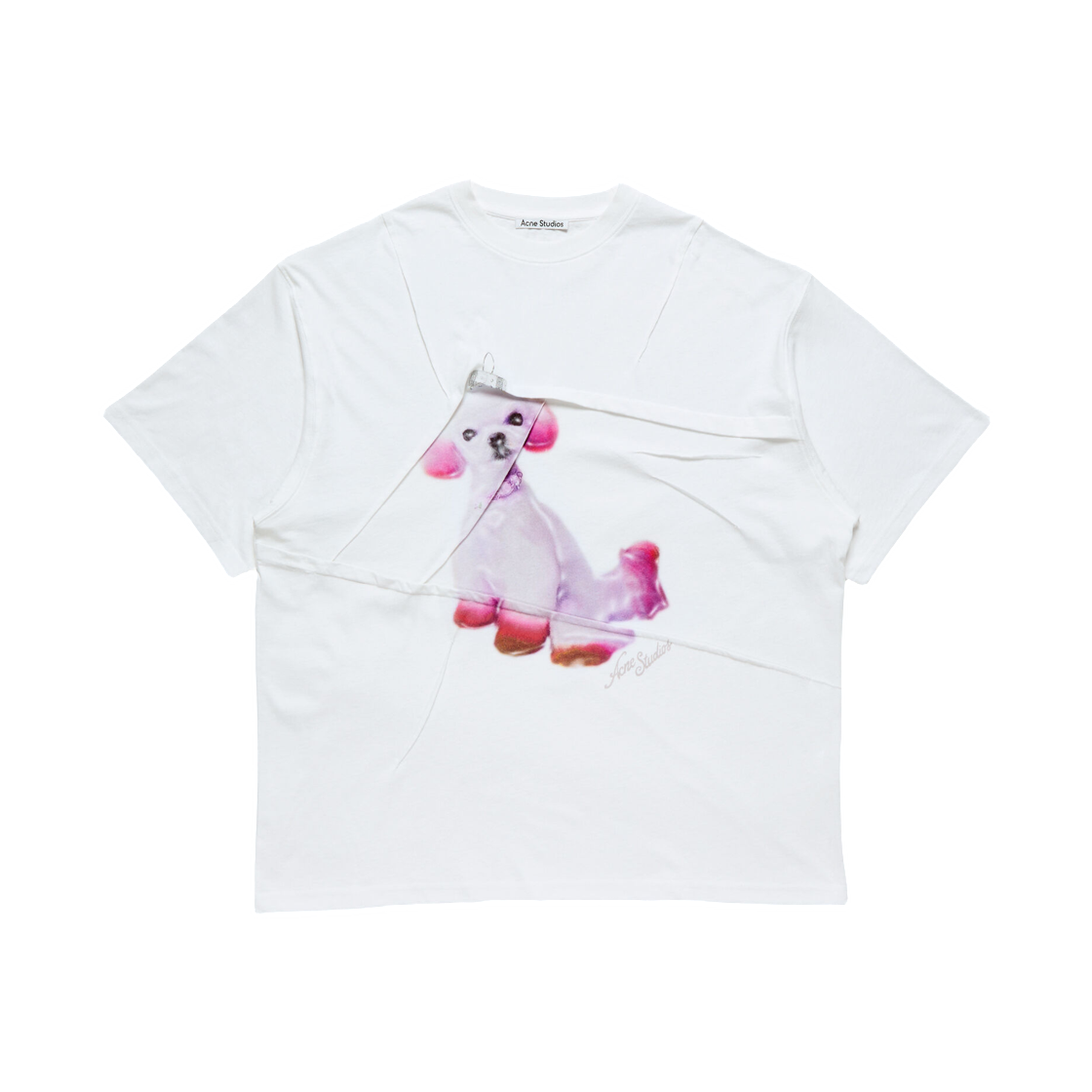 AL0504-183 (W) Acne Studios Printed T-Shirt Optic White