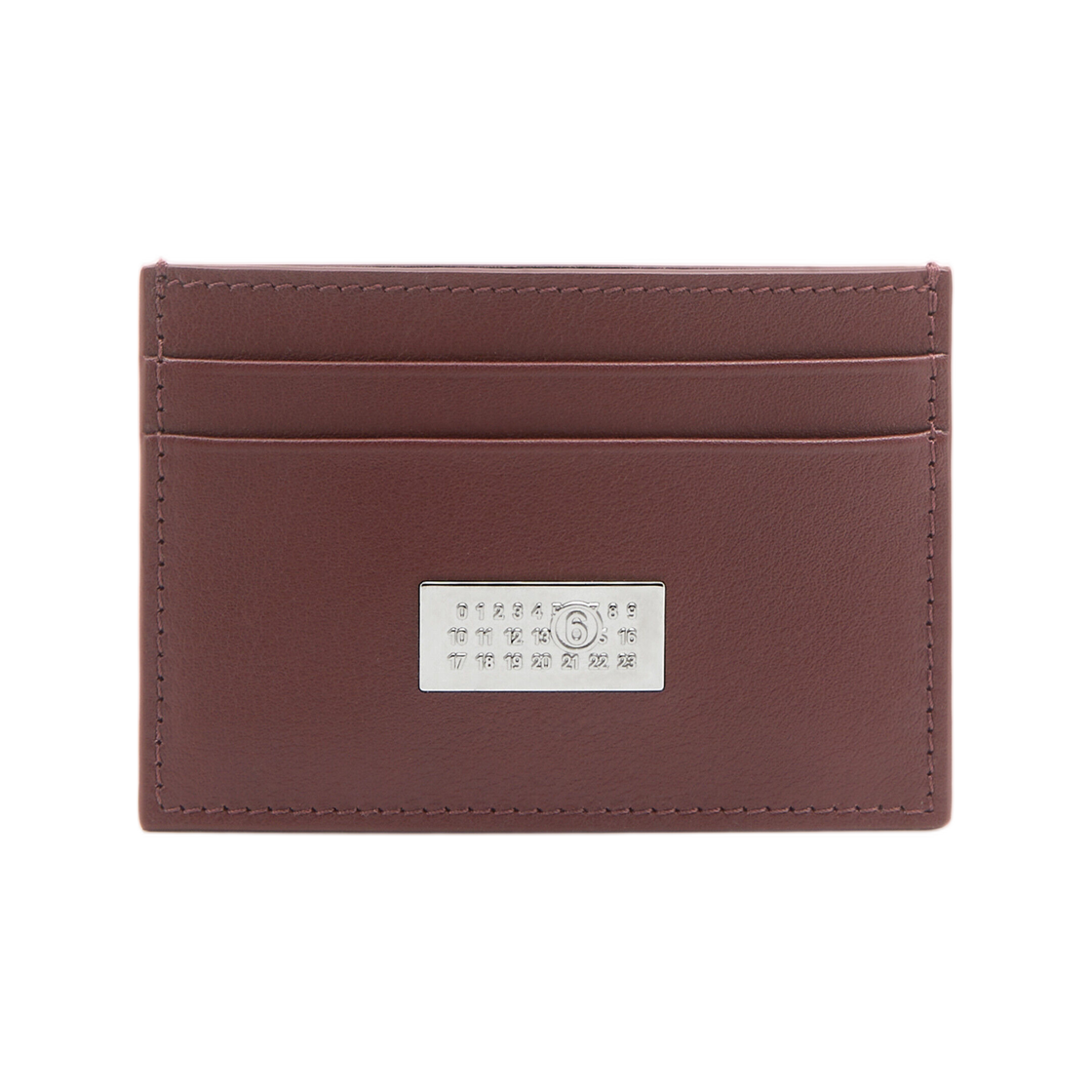 SA5UI0026P8332T5016 MM6 Maison Margiela Numeric Cardholder Red