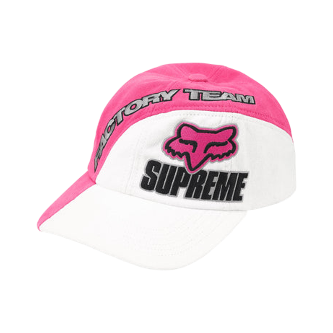 - Supreme x Fox Racing 6-Panel White - 25FW