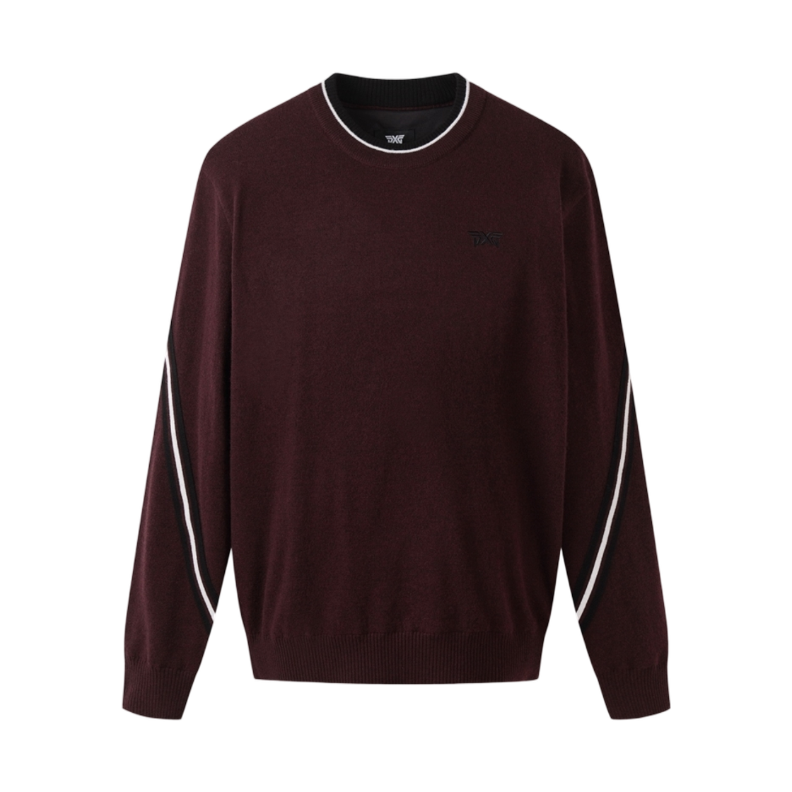PJWCM411242 PXG Winter Round Windproof Sweater Wine