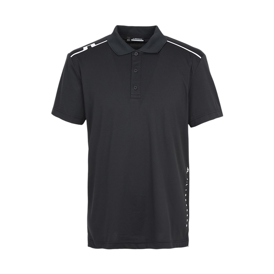 제이린드버그 카라 숏슬리브 티셔츠 블랙(J.Lindeberg Collar Short Sleeve T-Shirt Black)