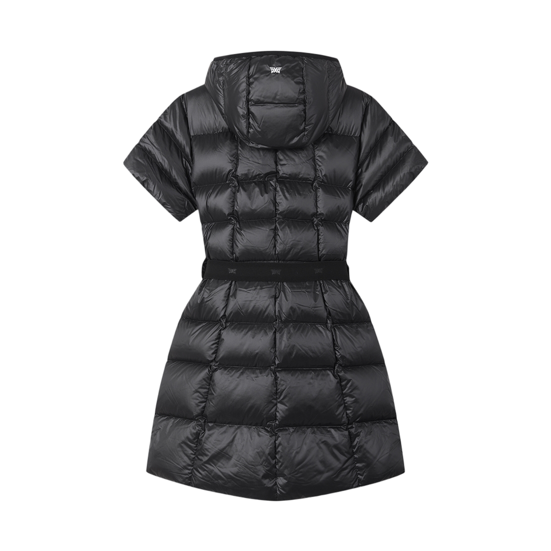 (W) 피엑스지 윈터 숏슬리브 롱 다운 블랙((W) PXG Winter Short Sleeved Long Down Black) - 2