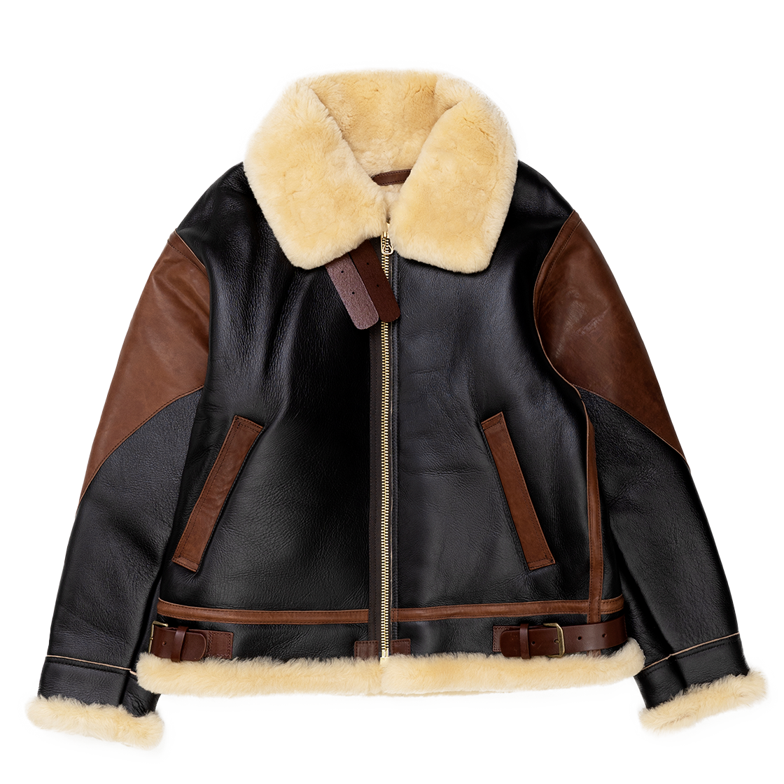 8233BR Houston Japan Mouton B-3 2PK Brown 8233