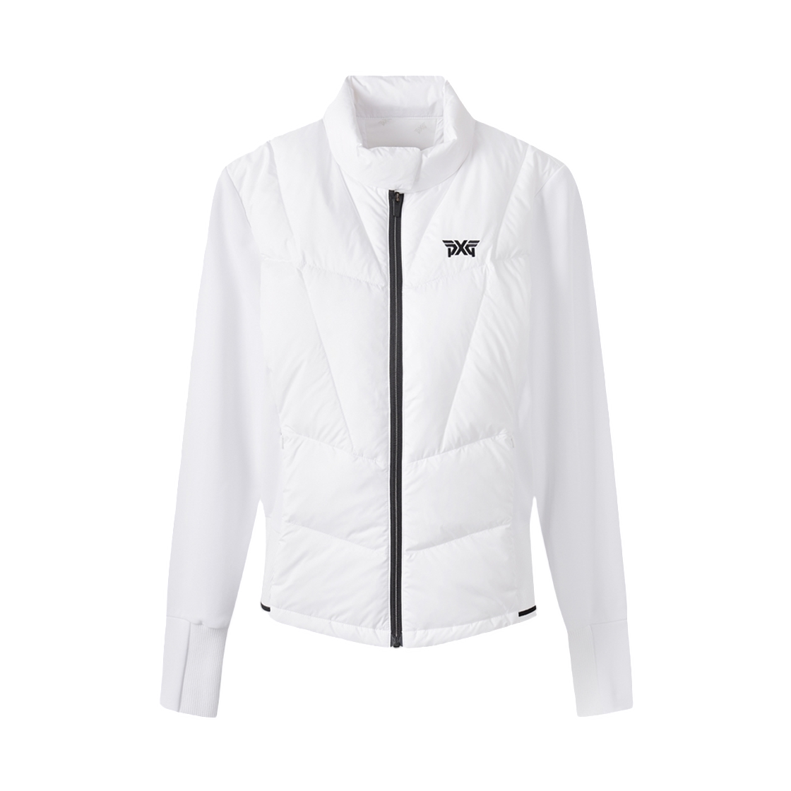 (W) 피엑스지 윈터 라이트 웨이트 스윙 다운 자켓 화이트((W) PXG Winter Light Weight Swing Down Jacket White)