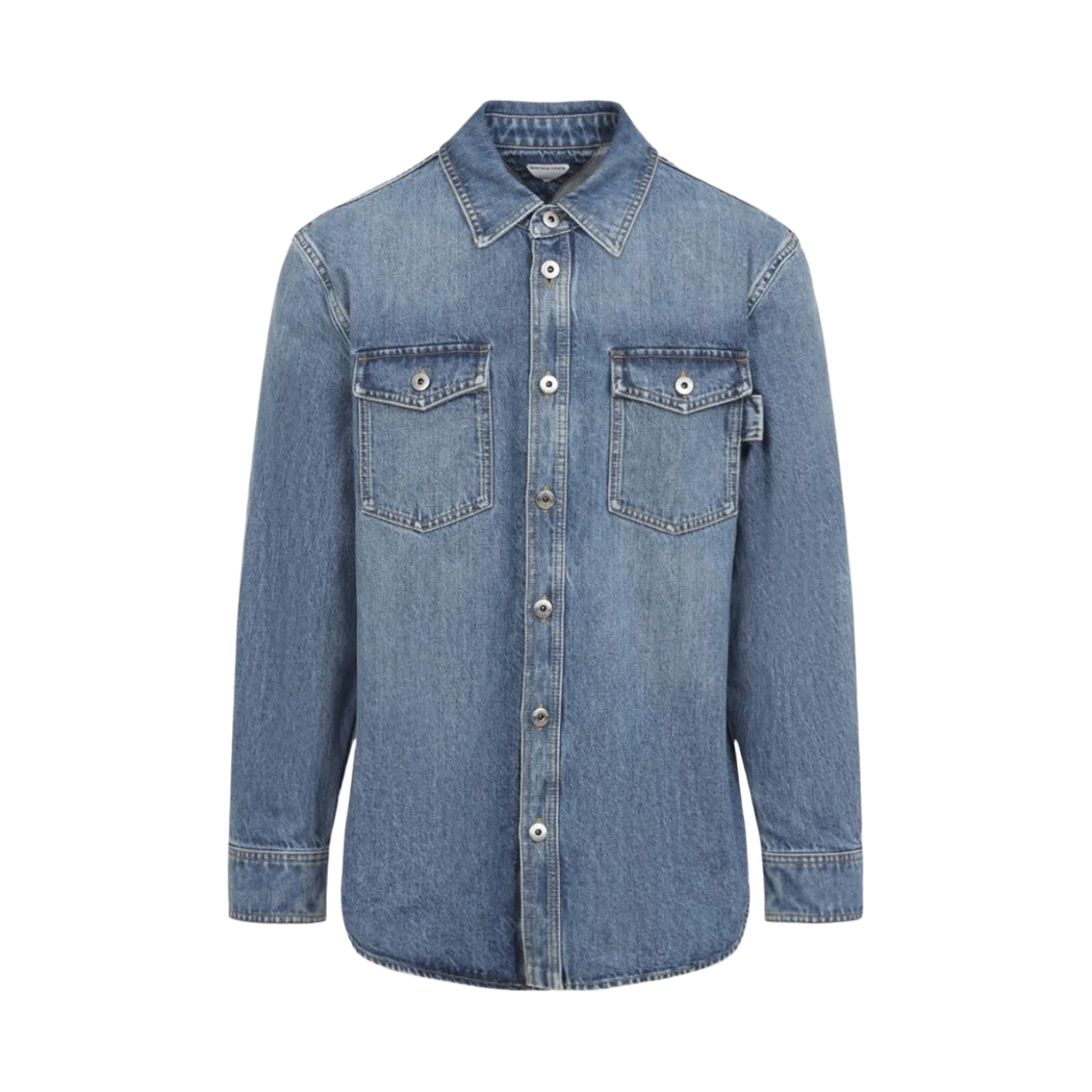 813505V42W04715 Bottega Veneta Denim Shirt Mid Blue