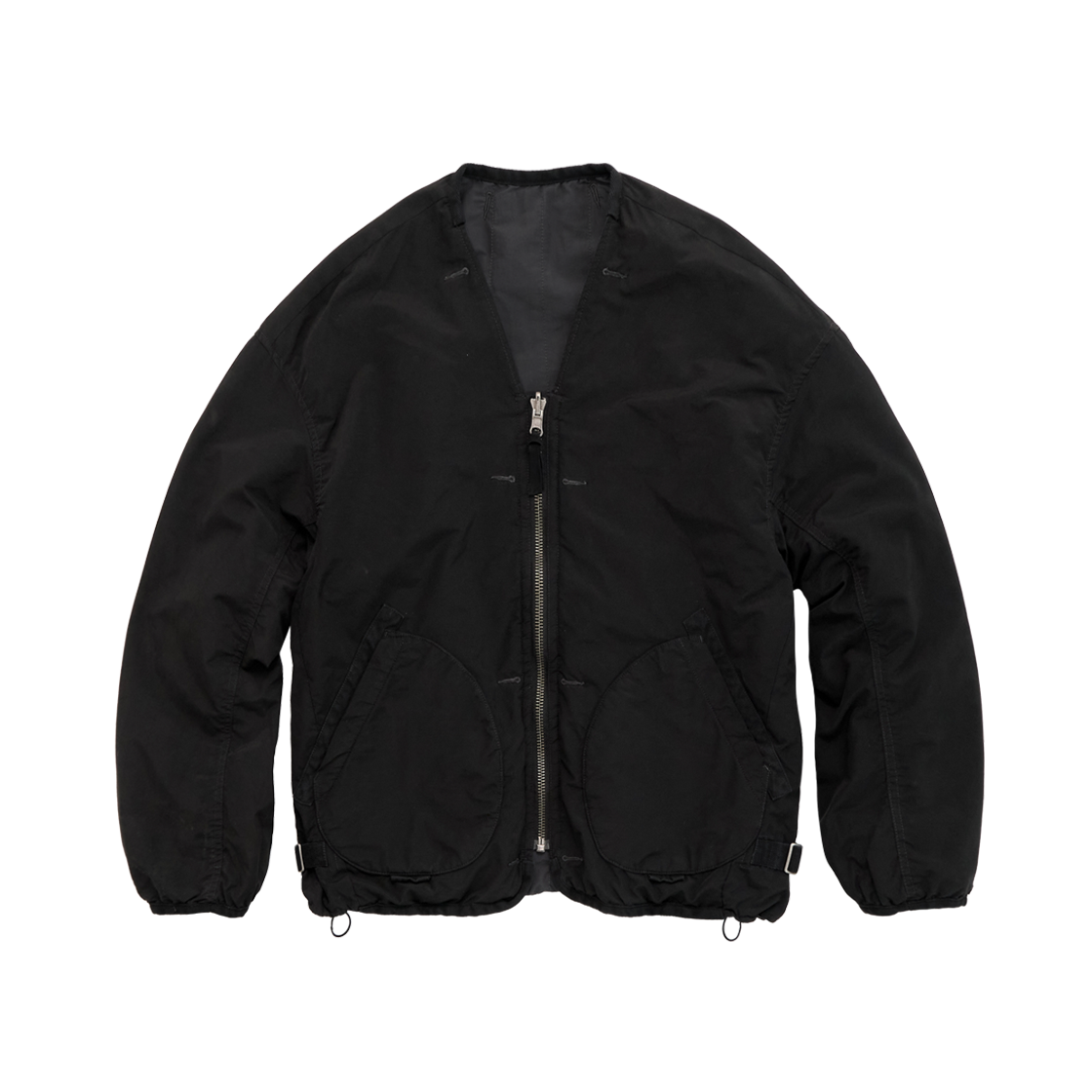 폴리테루 리버시블 라이너 자켓 블랙+차콜