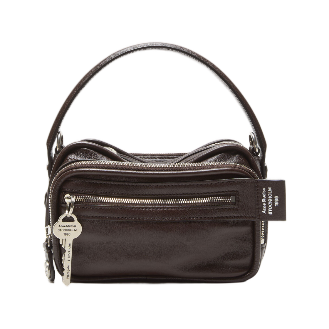 C10276-ADN Acne Studios Camero Kit Crossbody Bag Chocolate Brown