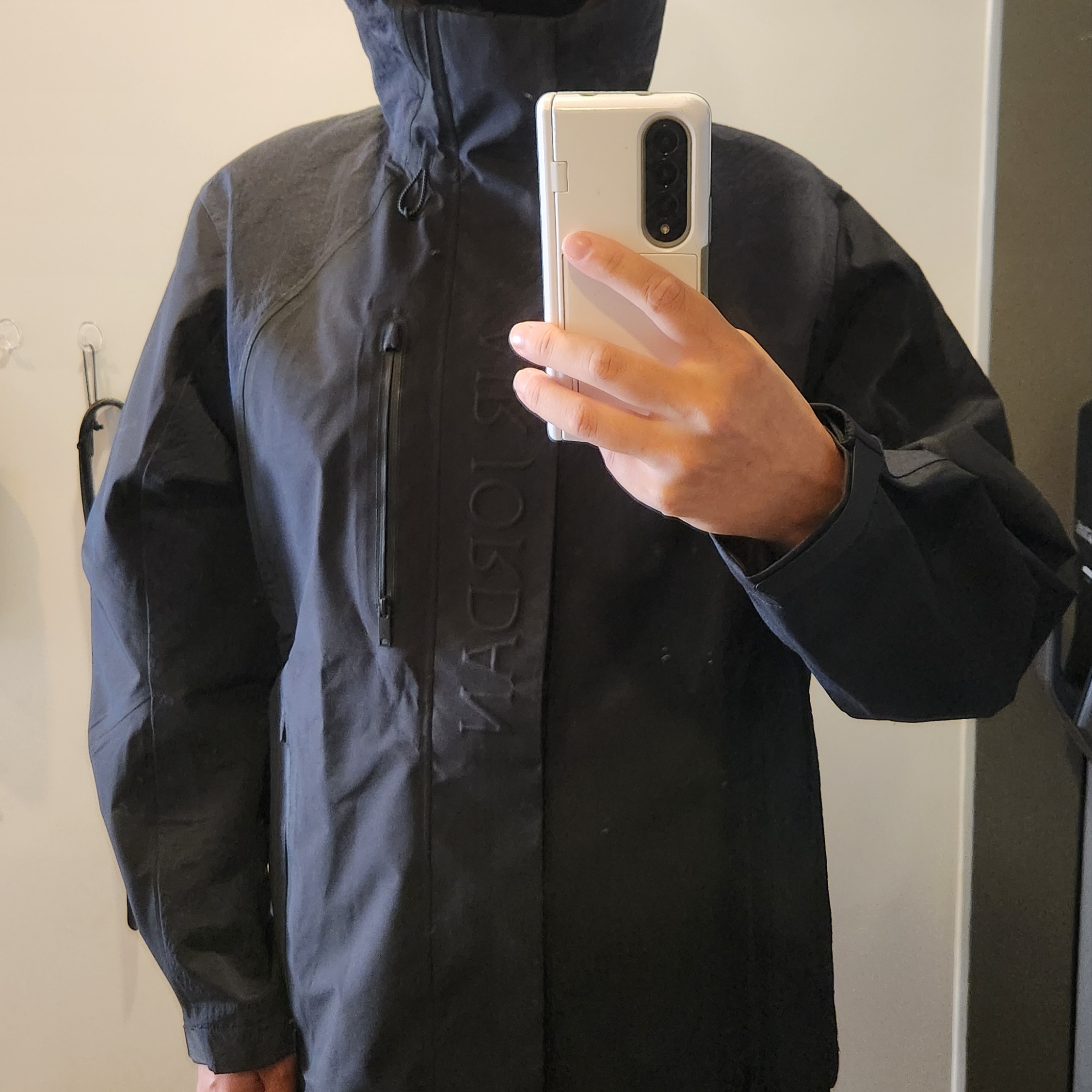 Jordan Gore-Tex Jacket Off Noir - Asia 착용 스타일