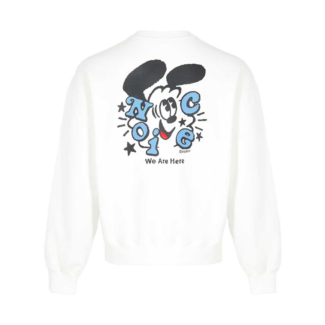 NUA5FTT65WT Noice x Verdy Vick Sweatshirt White