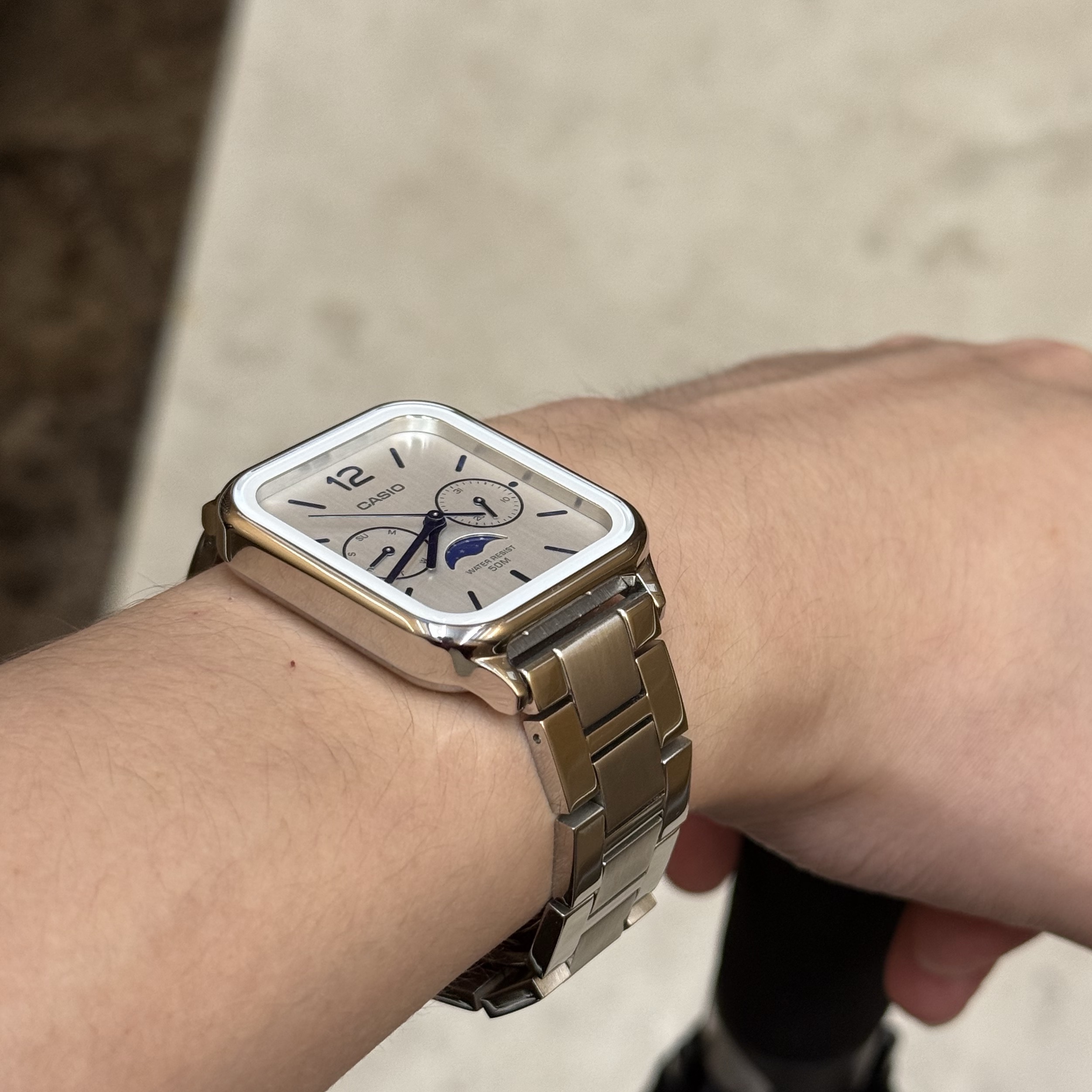 Casio MTP-M305D-7AV 착용 스타일 - 2