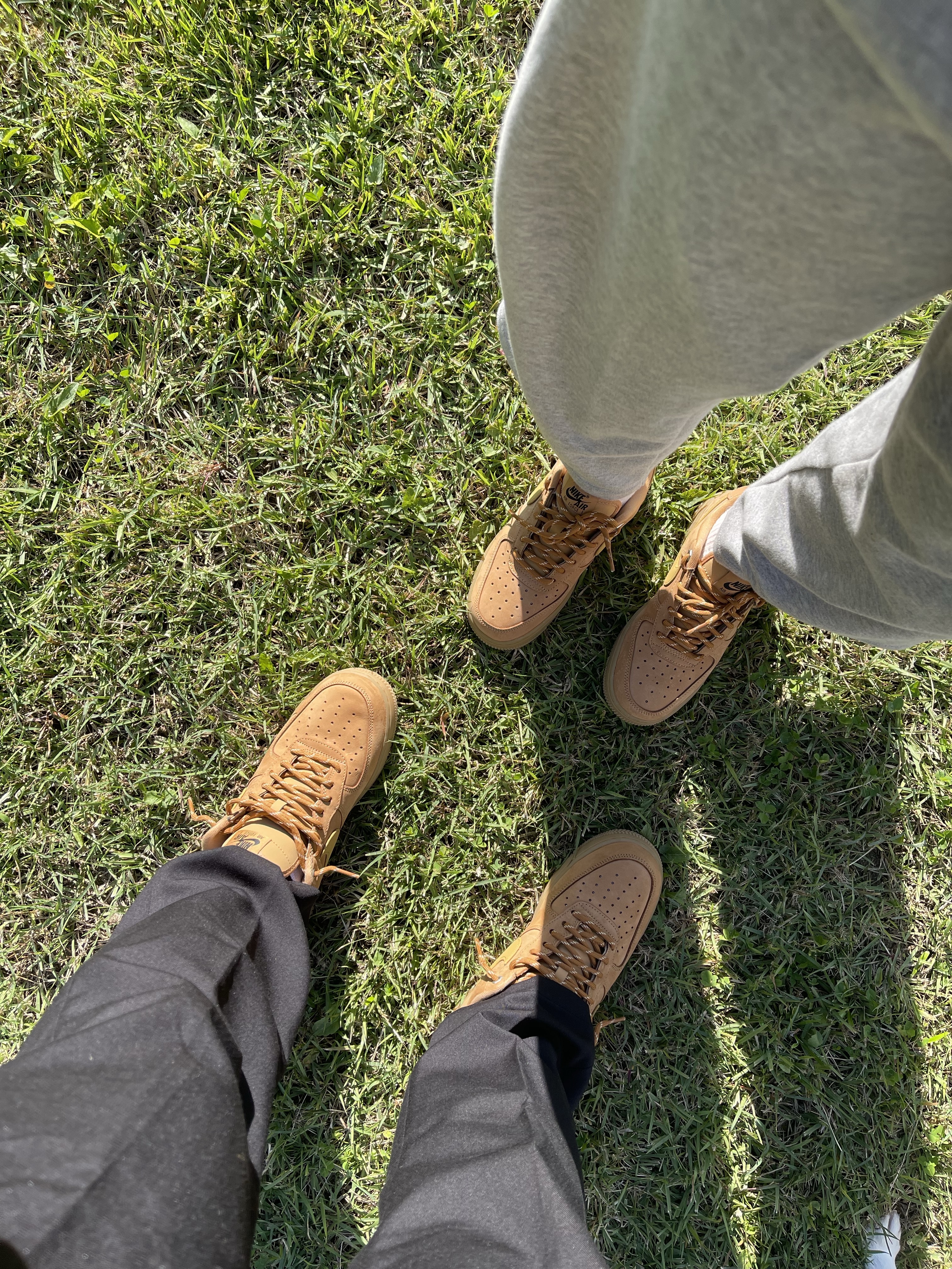 (W) Nike Air Force 1 '07 WB Flax Wheat 착용 스타일 - 3