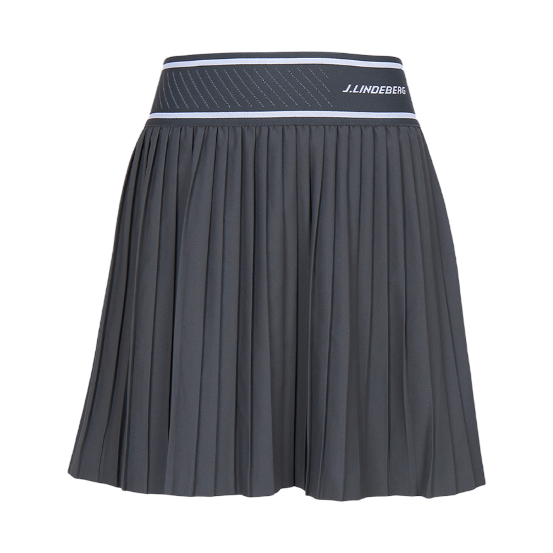 GWSD13693-W015 (W) J.Lindeberg Pleated Skirt Gray