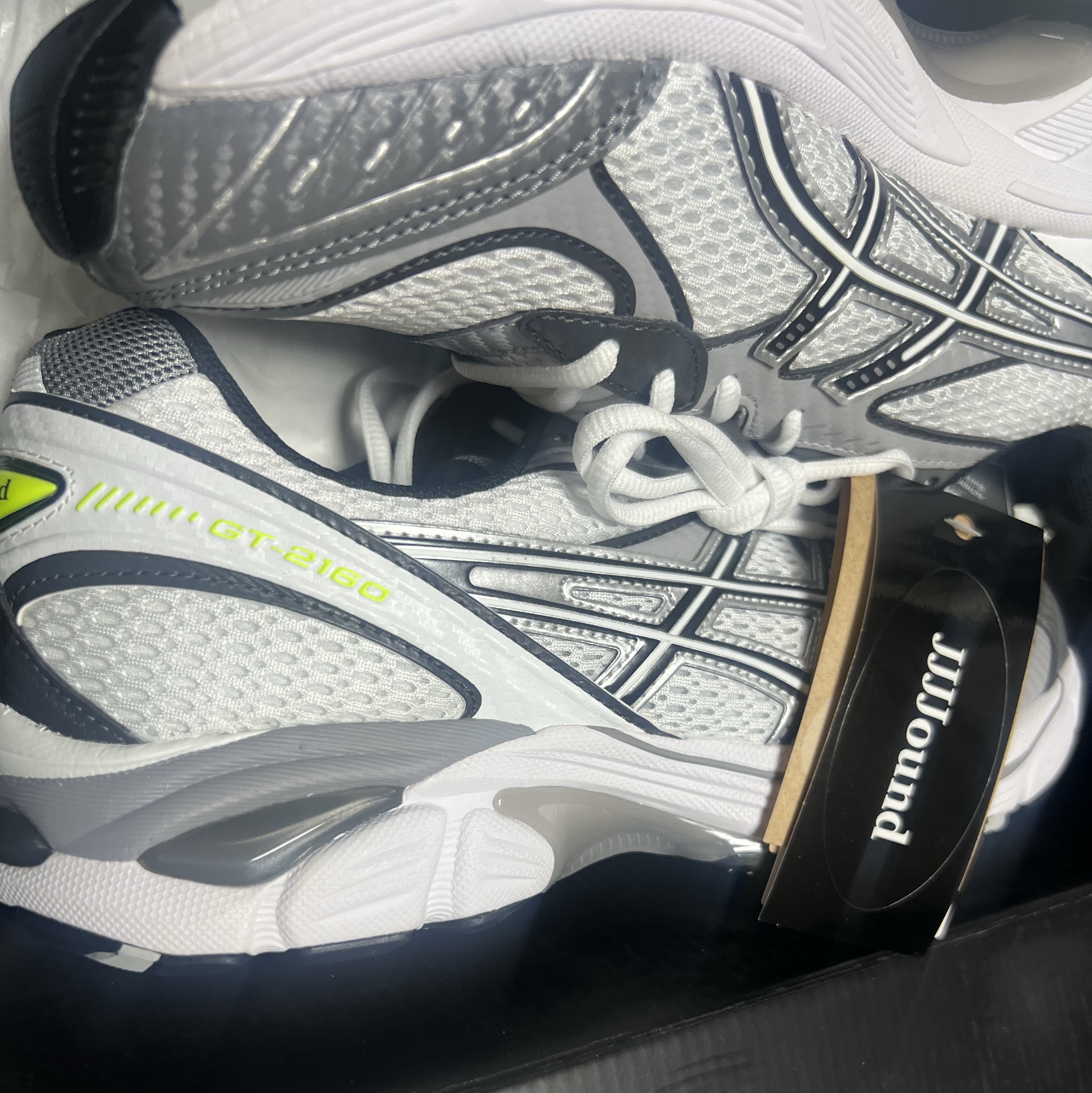 Asics x JJJJound GT-2160 White Black 착용 스타일 - 1