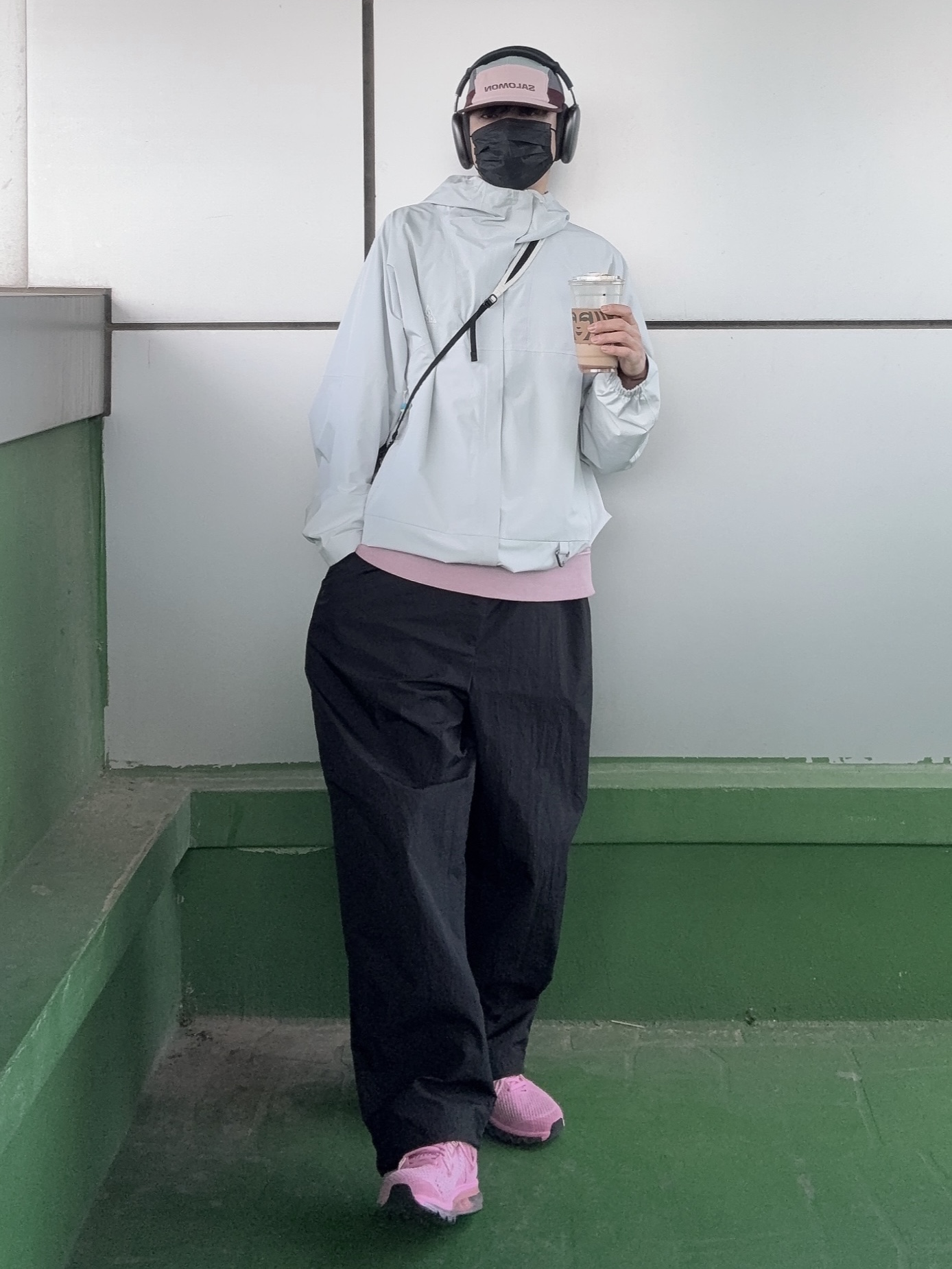 Nike x Stussy Air Max 2013 Psychic Pink, Carhartt WIP Vista Sweatshirt Glassy Pink 착용 스타일 - 7