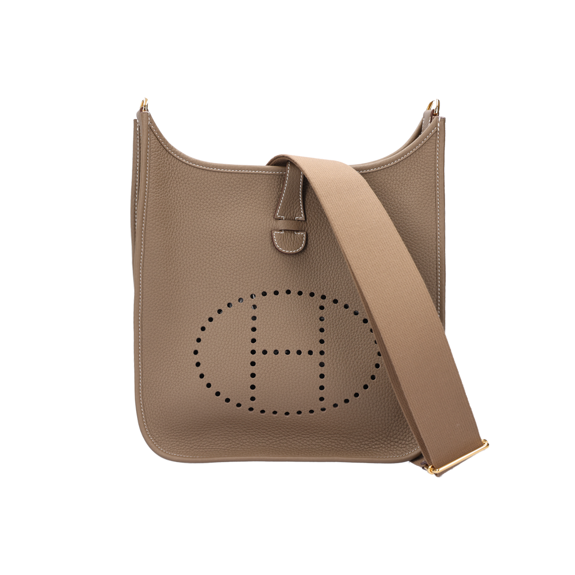 에르메스 H056277CC18 에블린 III 29 클레망스 에토프 금장 K각인(Hermes Evelyn III 29 Clemence Etoupe with Gold Hardware)