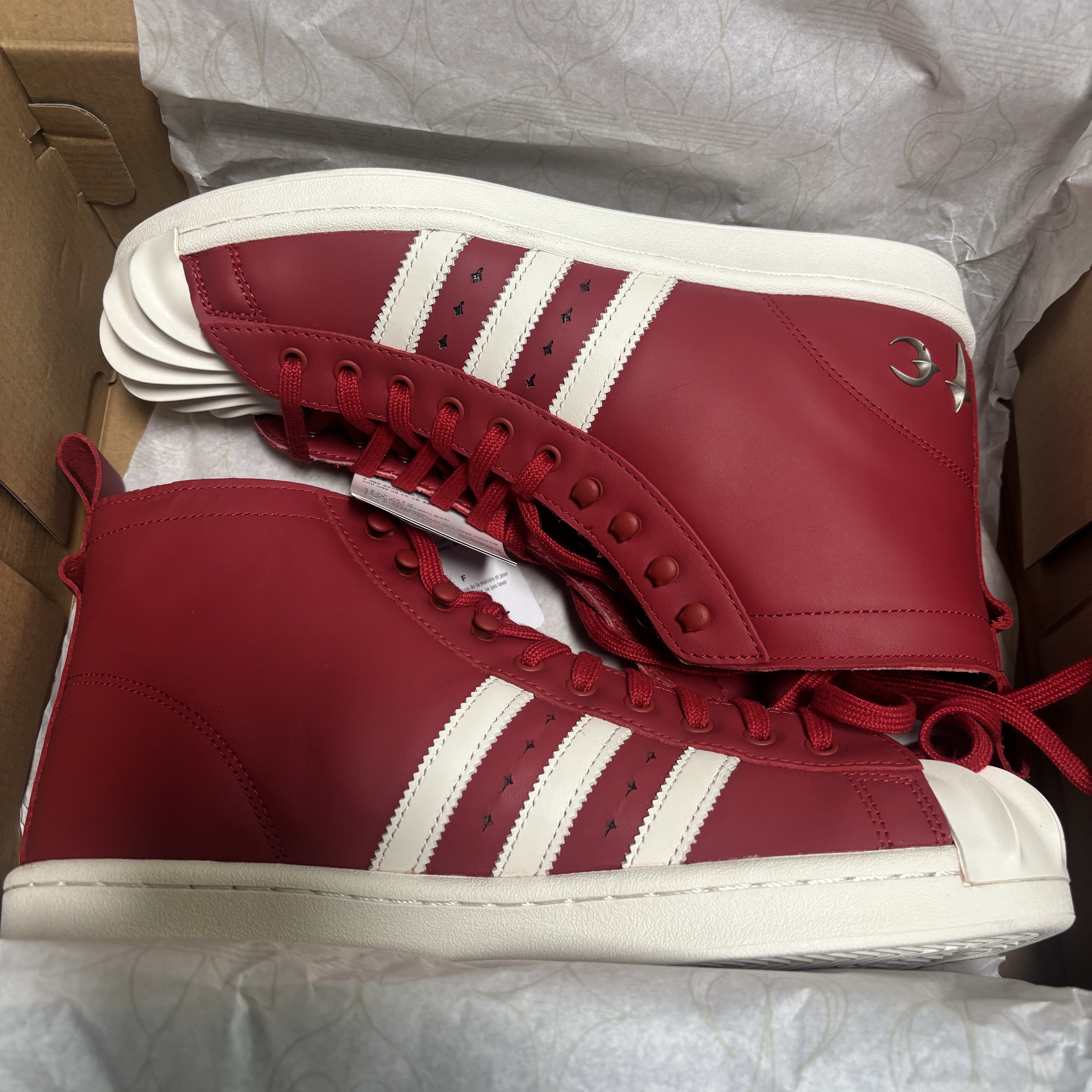 Adidas x Thug Club Superstar Boot Luxe White Off White 착용 스타일