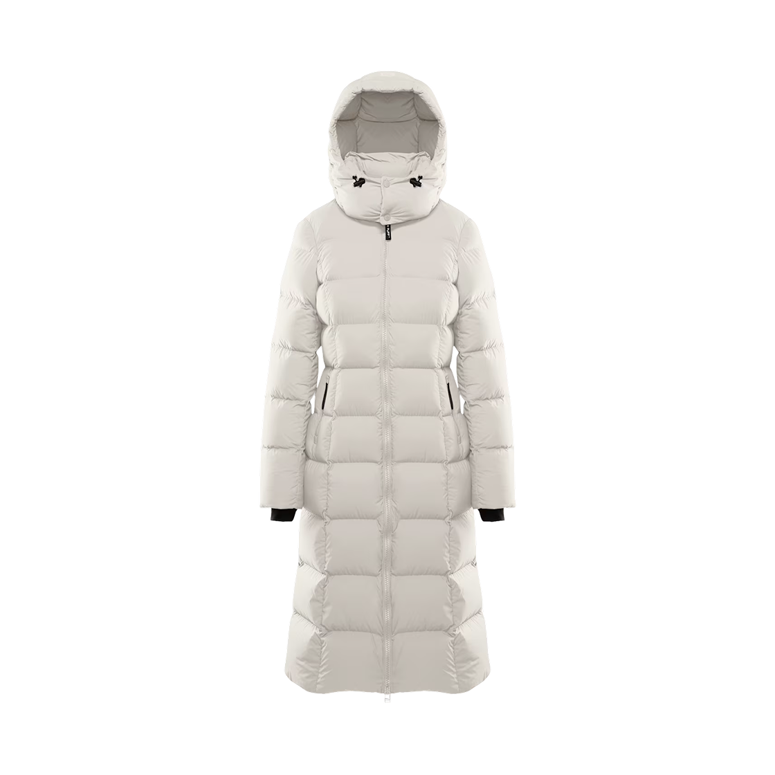 126655 (W) Aritzia The Supersnug Puff Long Climatte Japanese Ripstop Premium Down Puffer Jacket Matte Pearl
