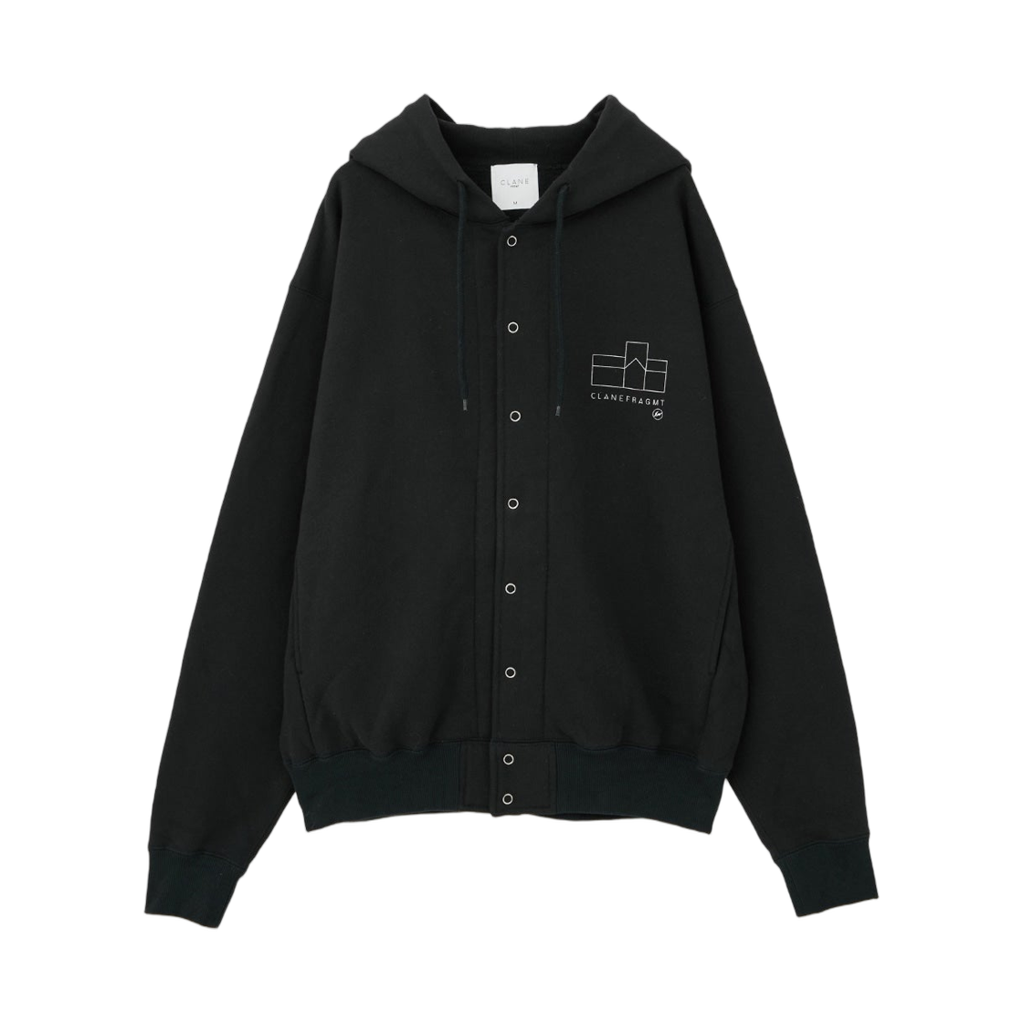 (W) 프라그먼트 x 크라네 후드 블랙((W) Fragment x Clane Hoodie Black)
