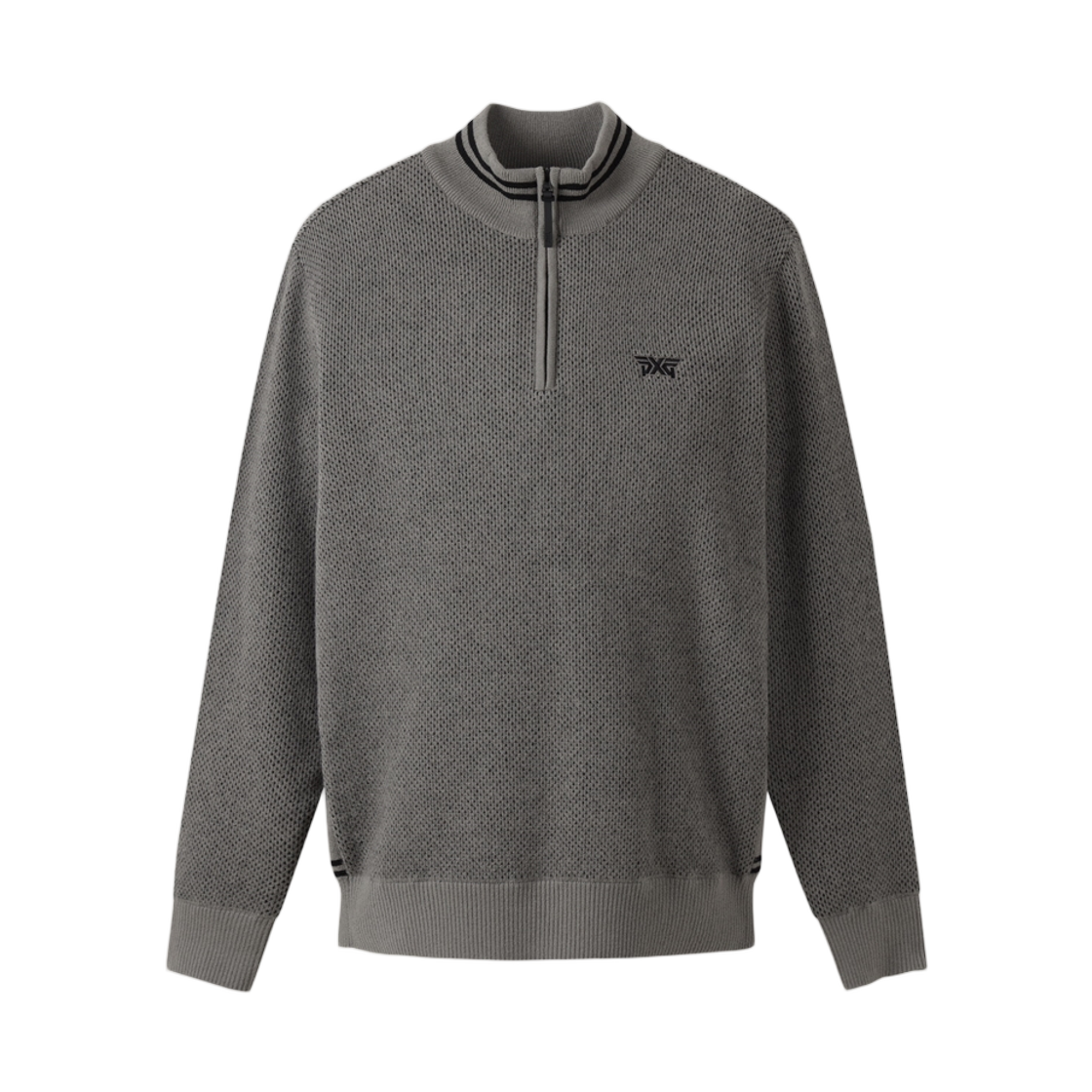 PJWPM411305 PXG Winter Half Zip Up Windproof Sweater Beige