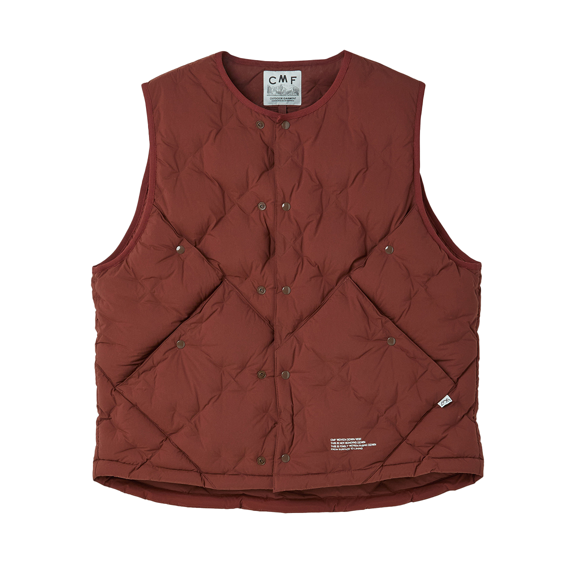 SVVAW25001REX Series Cmf Woven Down Vest Red