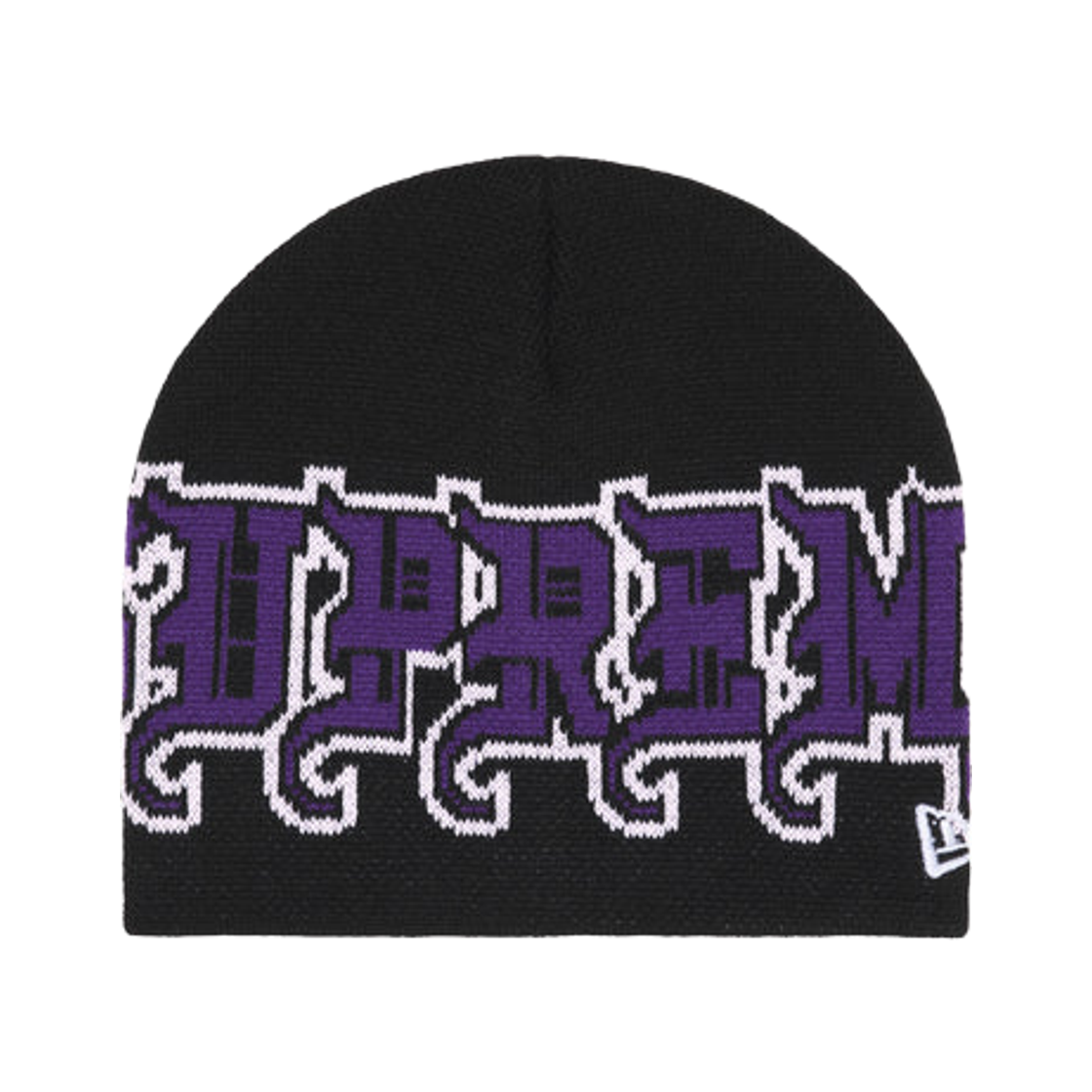 슈프림 뉴에라 아웃라인 비니 블랙 - 25FW(Supreme New Era Outline Beanie Black - 25FW) - 1