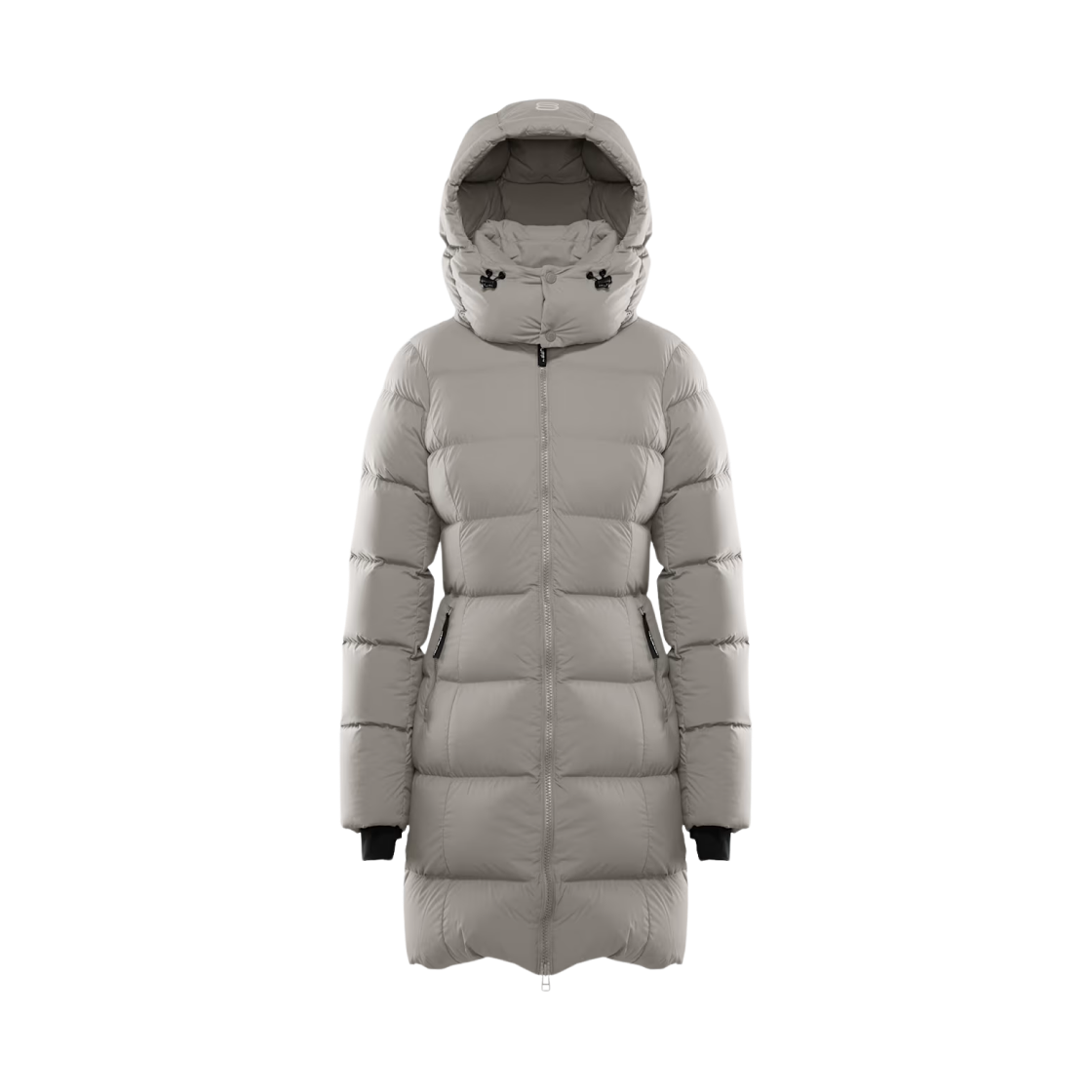 126656 (W) Aritzia The Supersnug Puff Mid Climatte Japanese Ripstop Premium Down Puffer Jacket Ashen