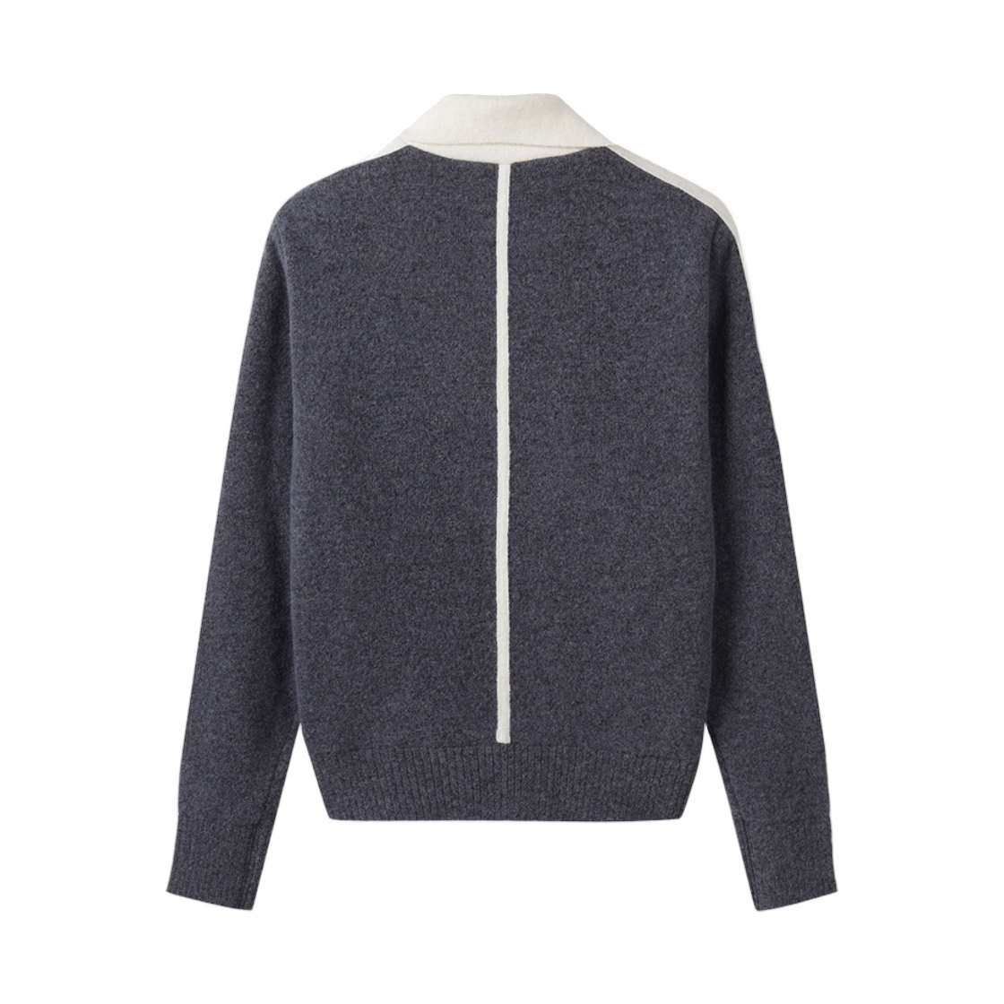 (W) 피엑스지 윈터 윈드프루프 뉴 하이 넥 스웨터 네이비((W) PXG Winter Windproof New High Neck Sweater Navy) - 2