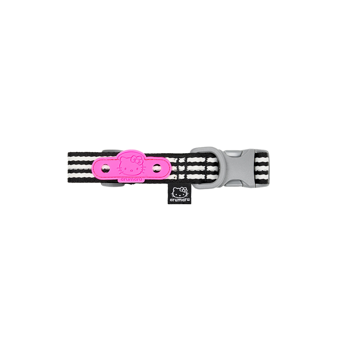 아루마루 X 헬로키티 도그 칼라 블랙(arumaru X HELLO KITTY Dog Collar Black)