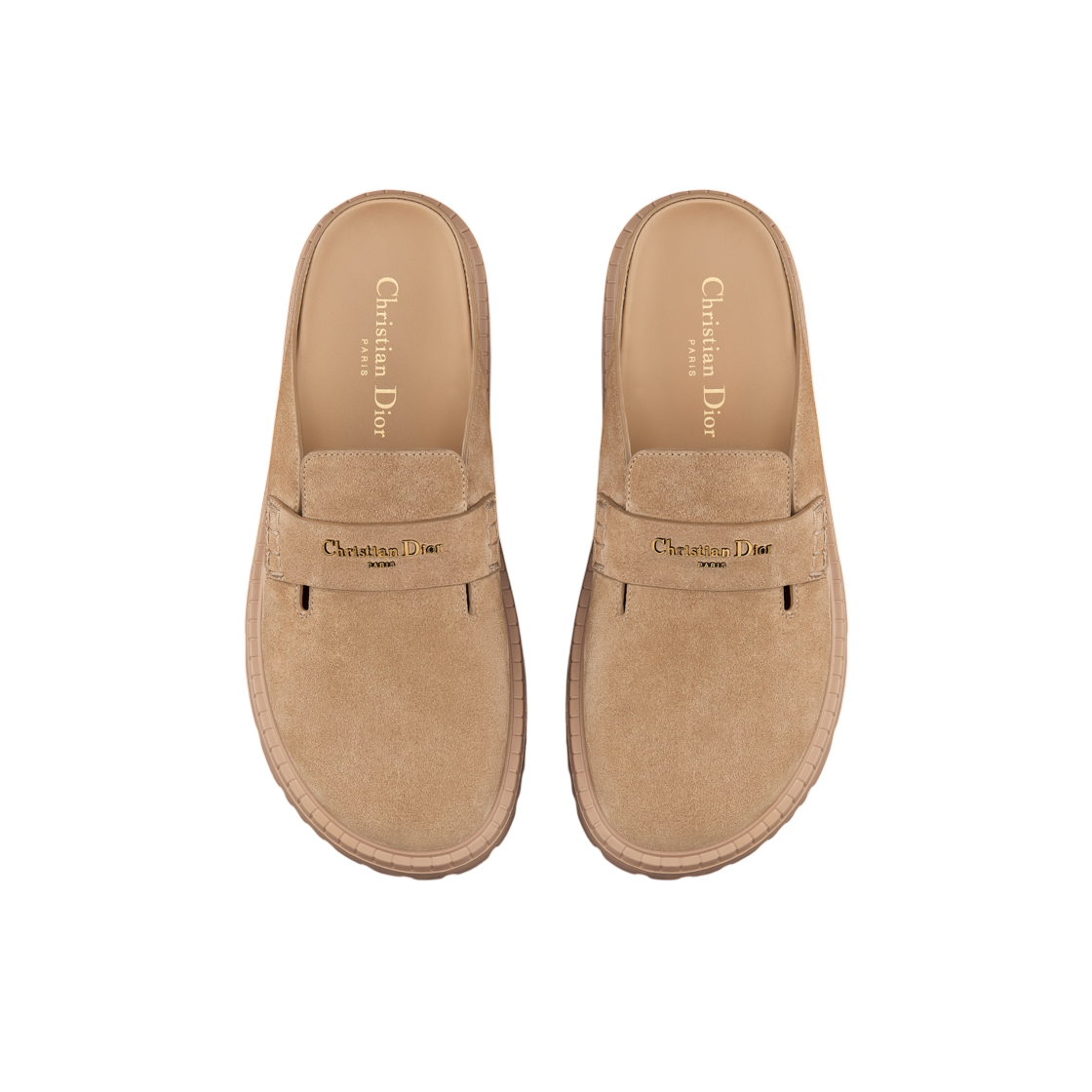 (W) 디올 보이 뮬 로프 스웨이드 카프스킨 베이지((W) Dior Boy Mule Rope Suede Calfskin Beige) - 2